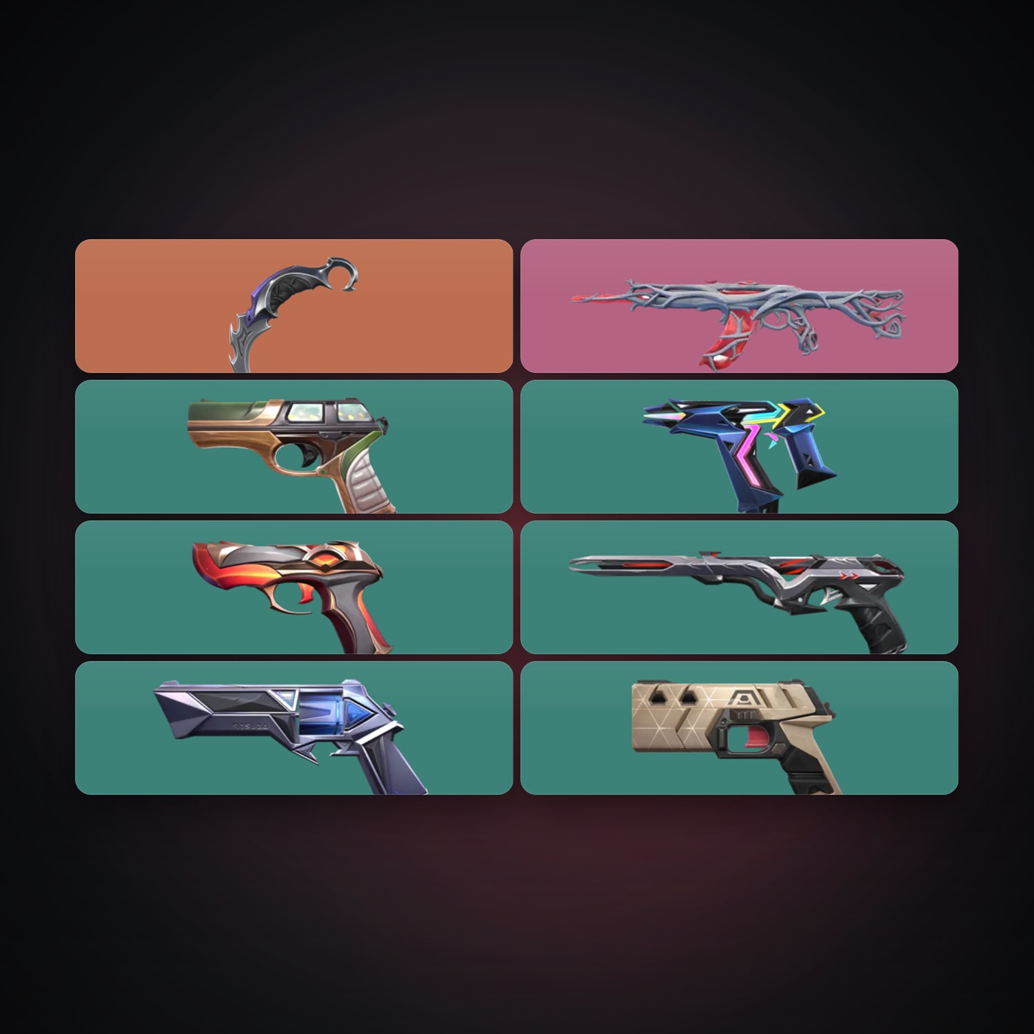 AP Silver 2 locker — 1 knives, 8 skins, lvl 133 — HabibiAccounts