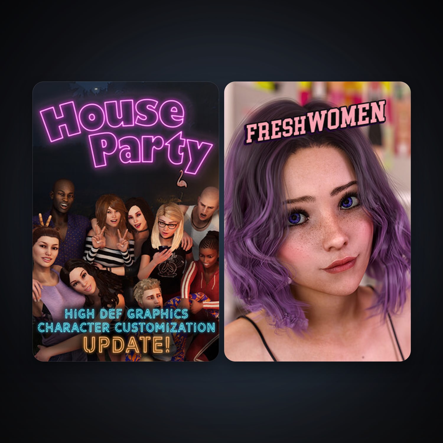 House Party + FreshWomen - Season 1, 13 games, clean — HabibiAccounts