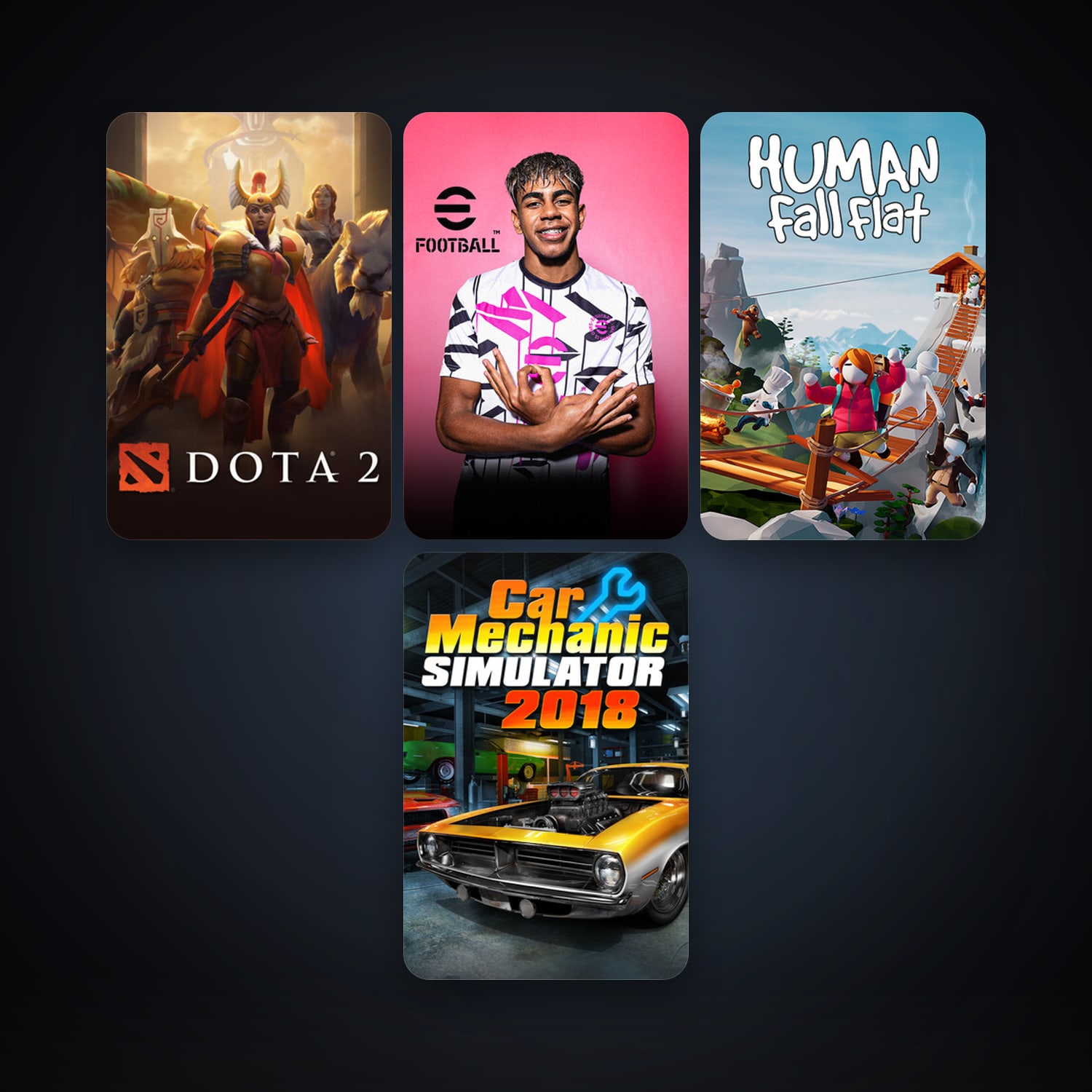 Dota 2 + Free CS2 (No Prime), 10 games, clean — HabibiAccounts