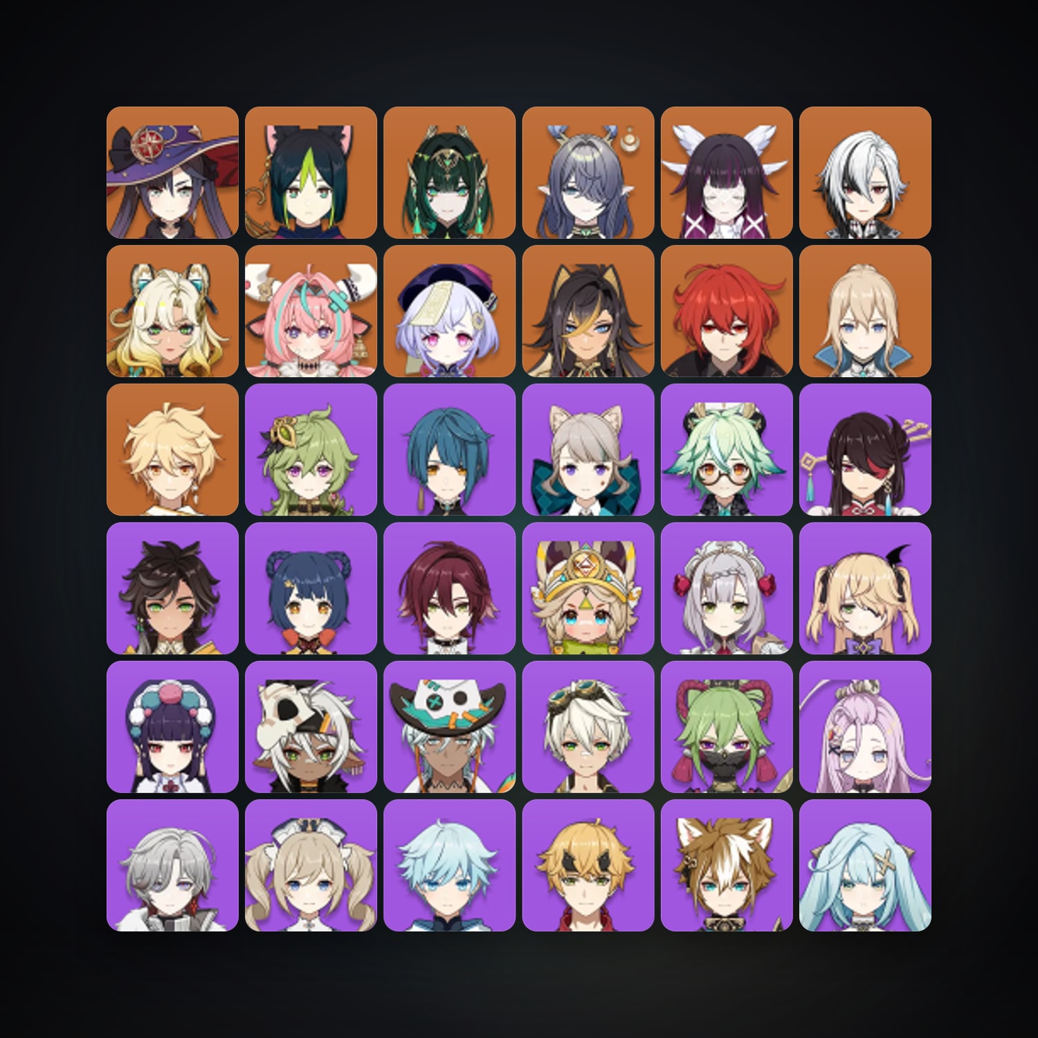 Genshin Impact | AR 58 | 51 Chars | 12× 5★ — Genshin / miHoYo Account — HabibiAccounts