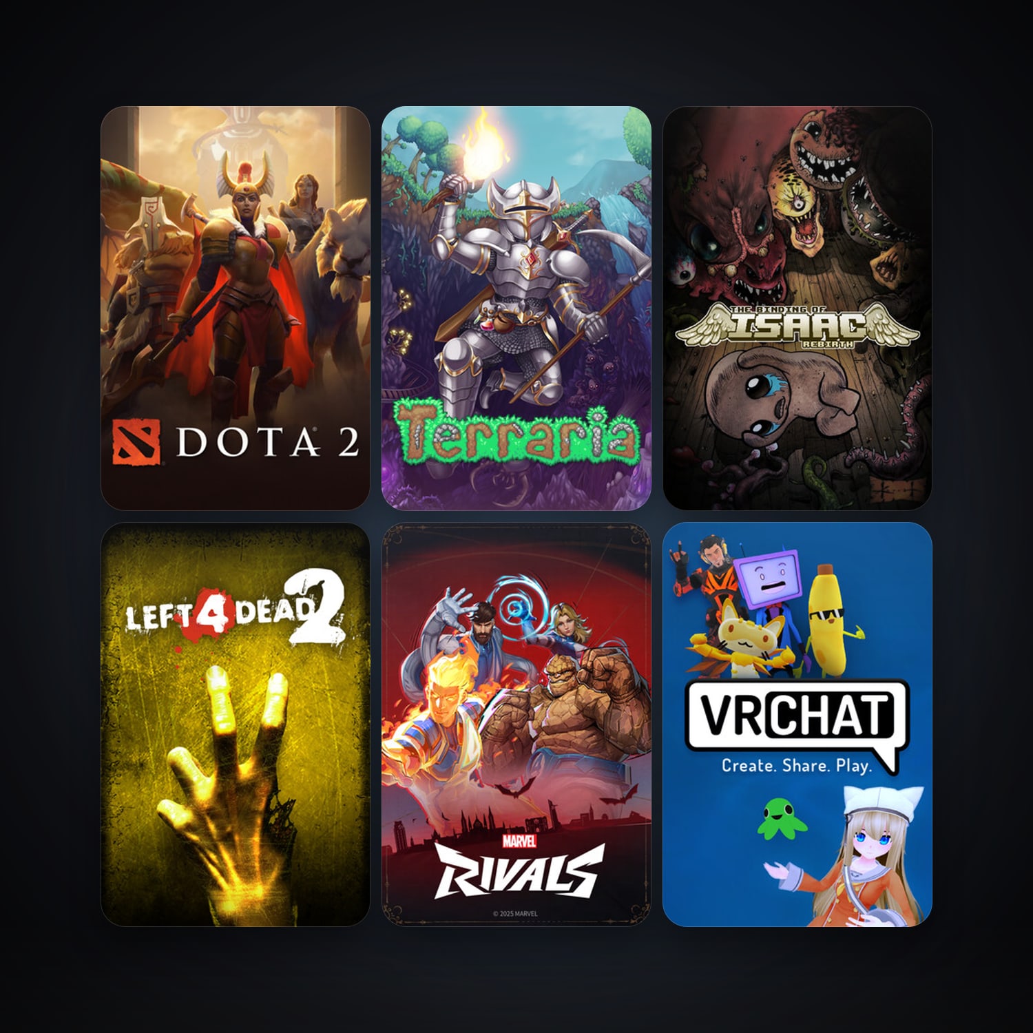 Left 4 Dead 2 + Dota 2, 28 games, clean — HabibiAccounts