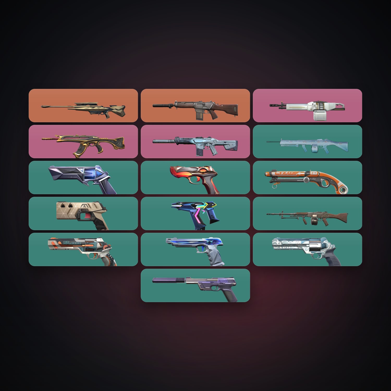 LA Silver 3 locker — 17 skins, lvl 189 — HabibiAccounts