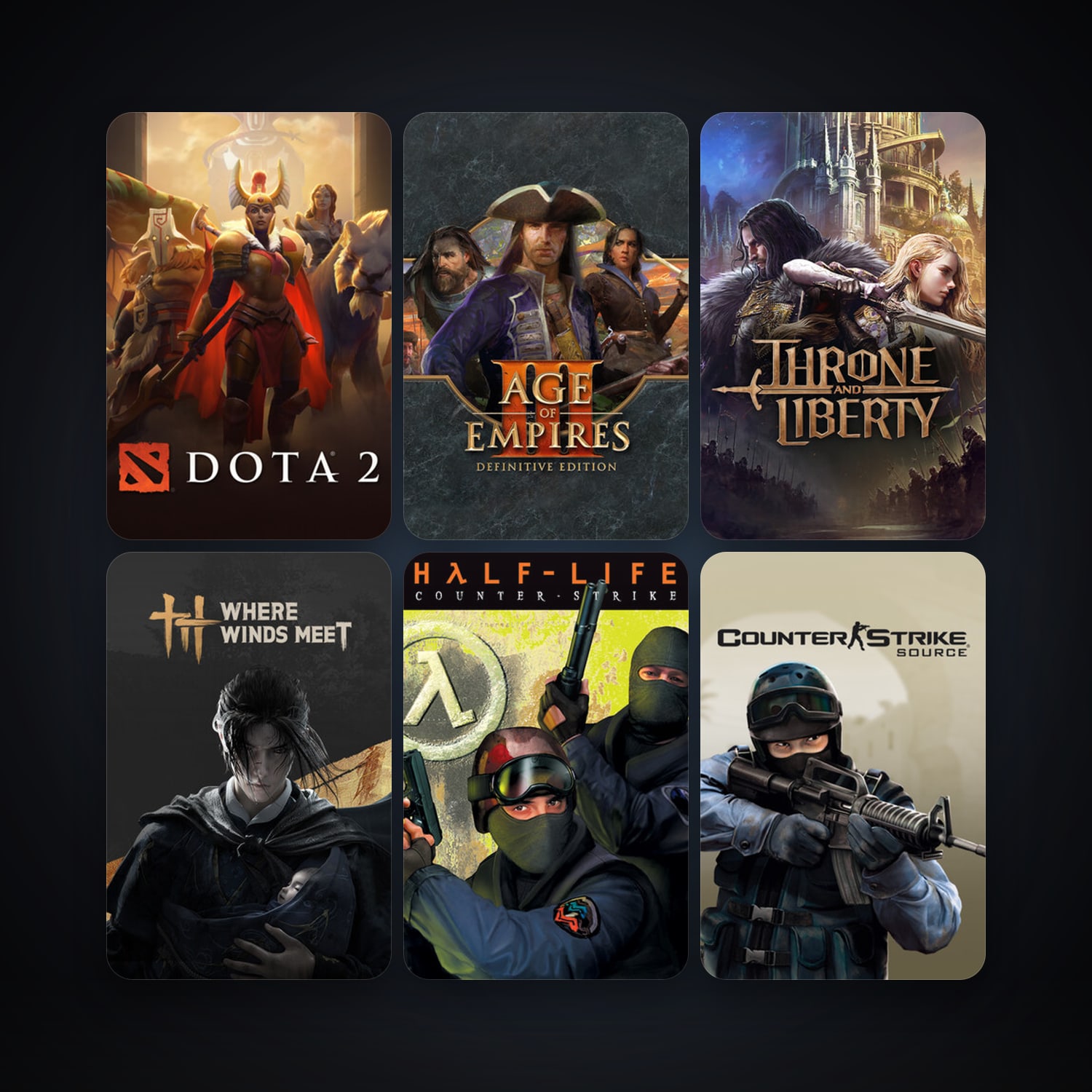 Counter-Strike + Counter-Strike: Source, 14 games, clean — HabibiAccounts