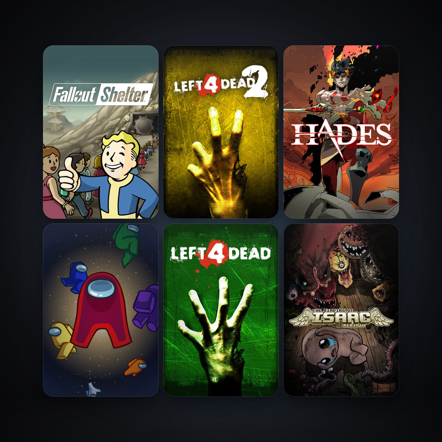 Left 4 Dead + Left 4 Dead 2, 9 games, clean — HabibiAccounts