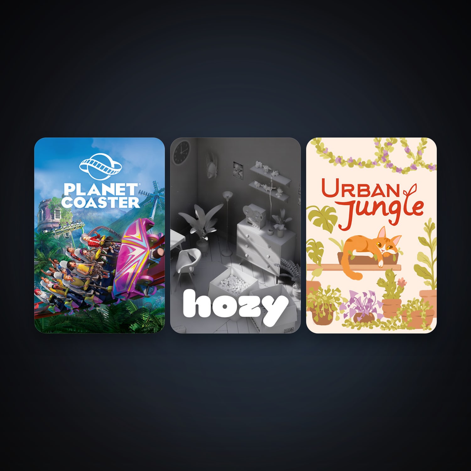 Planet Coaster + Urban Jungle, 5 games, clean — HabibiAccounts