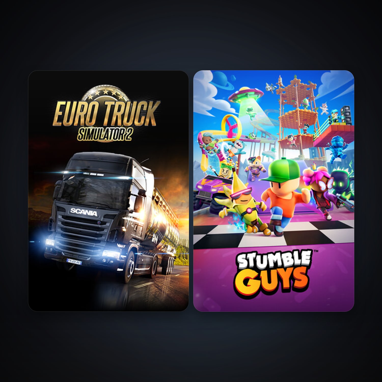 Free CS2 (No Prime) + Euro Truck Simulator 2, 4 games, clean — HabibiAccounts