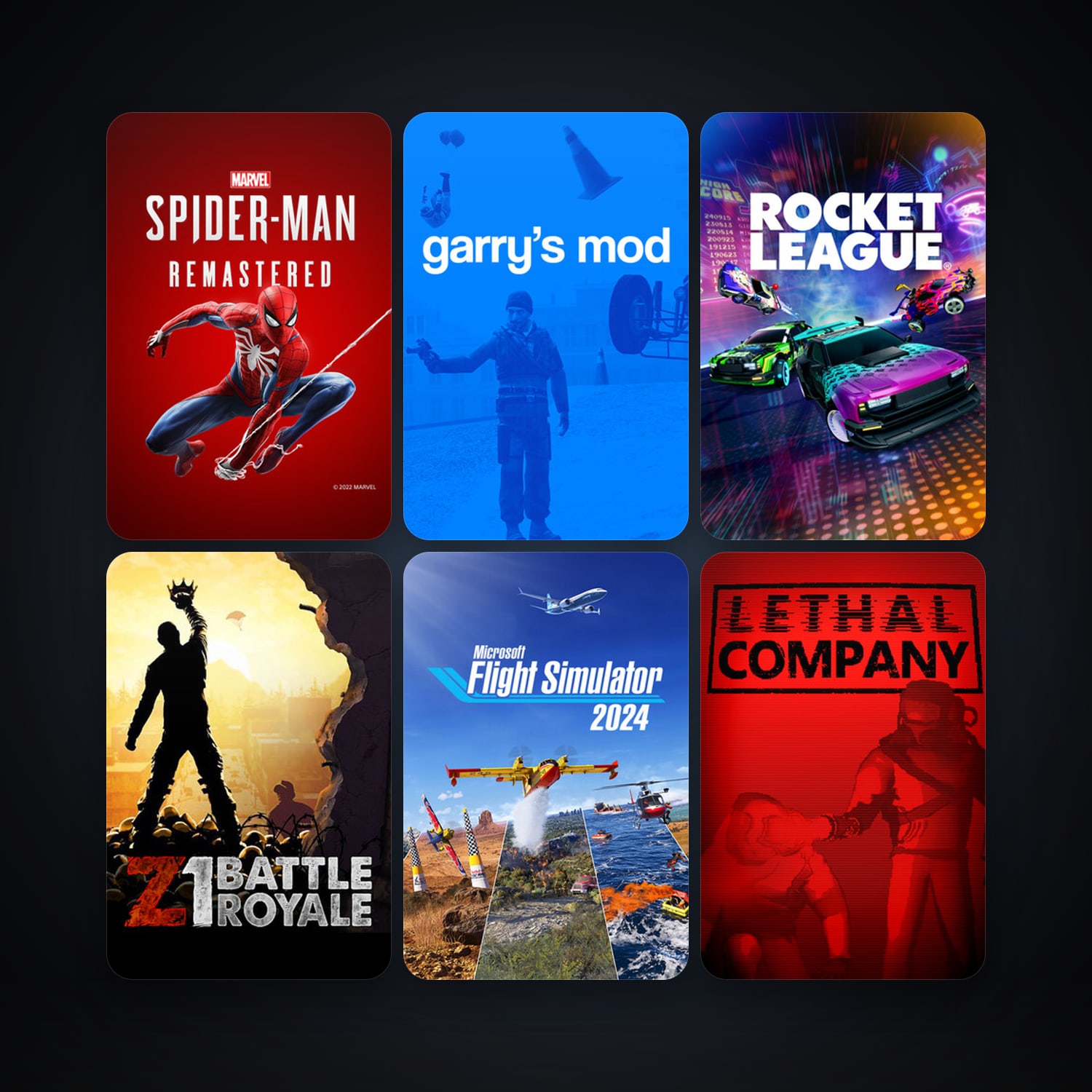 Garry's Mod + Rocket League, 59 games, Steam 14, clean — HabibiAccounts