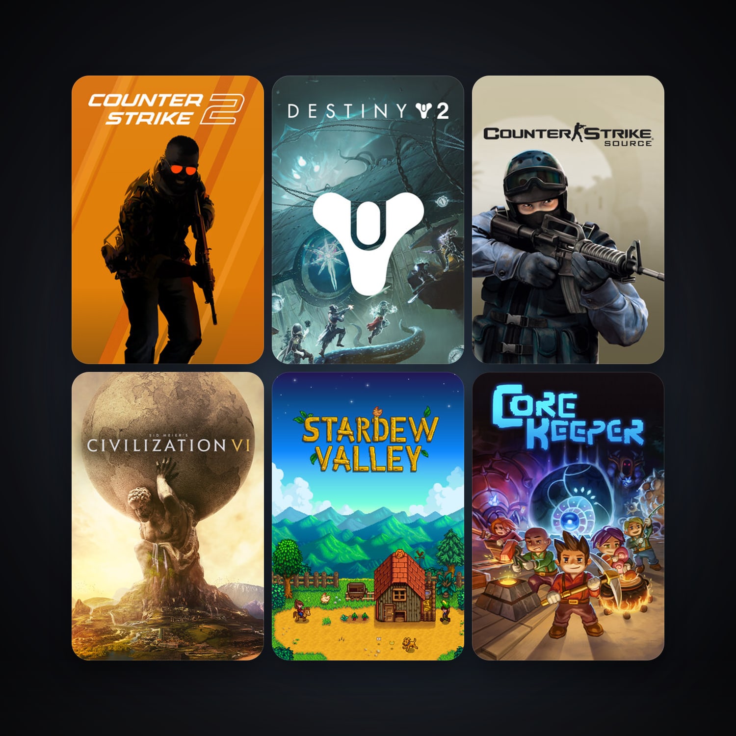 Half-Life 2 + Counter-Strike: Source, 40 games, Steam 10, clean — HabibiAccounts