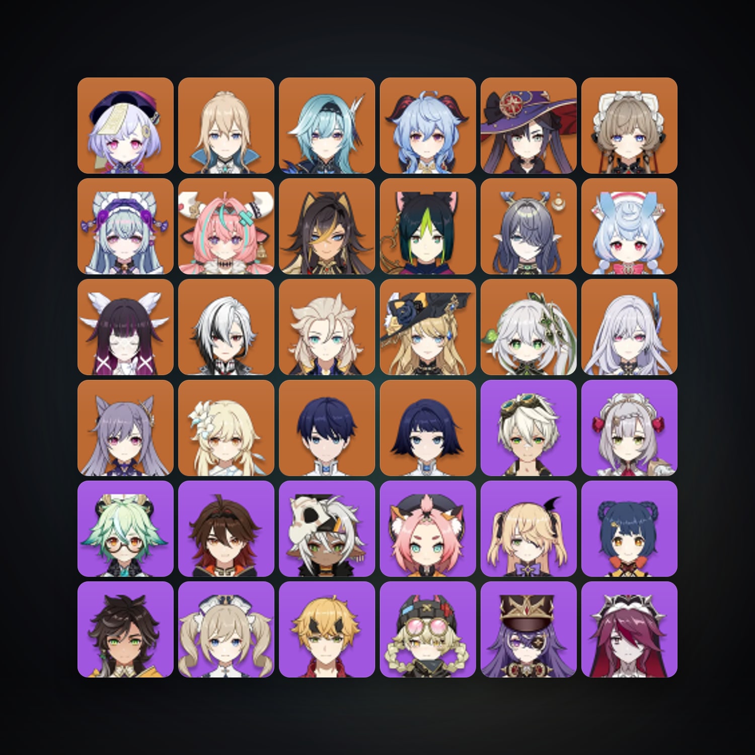 Genshin Impact | AR 59 | 73 Chars | 19× 5★ — Genshin / miHoYo Account · 264208148 — HabibiAccounts