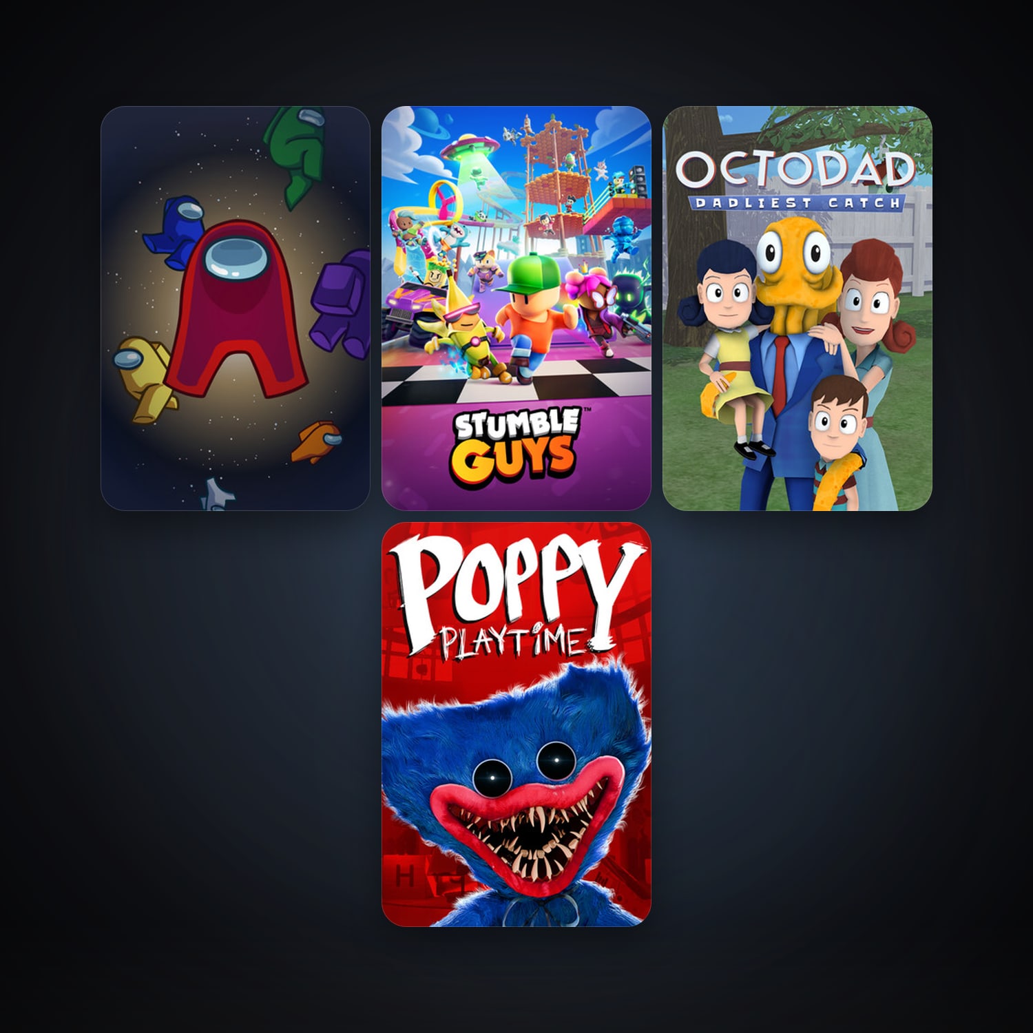 Octodad: Dadliest Catch + Among Us, 5 games, clean — HabibiAccounts