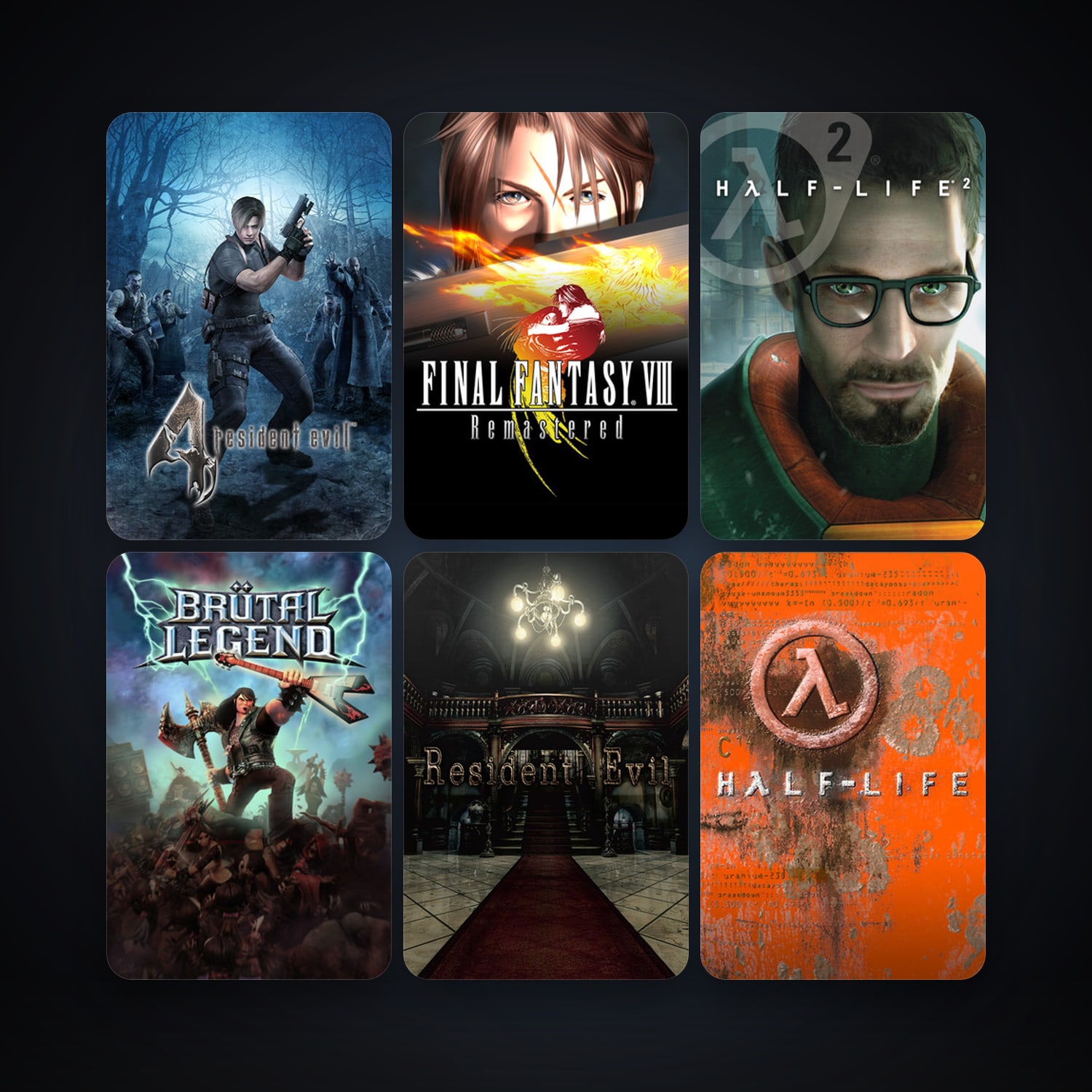 Half-Life + Half-Life 2, 46 games, clean — HabibiAccounts