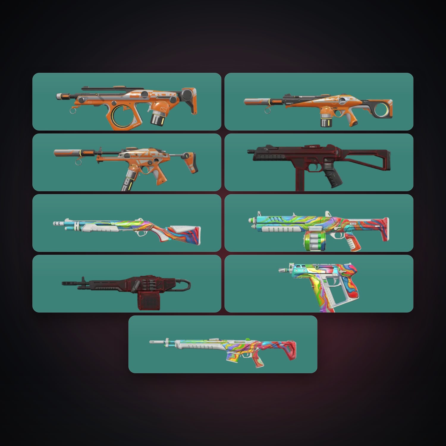 EU Silver 1 locker — 10 skins, lvl 26 — HabibiAccounts