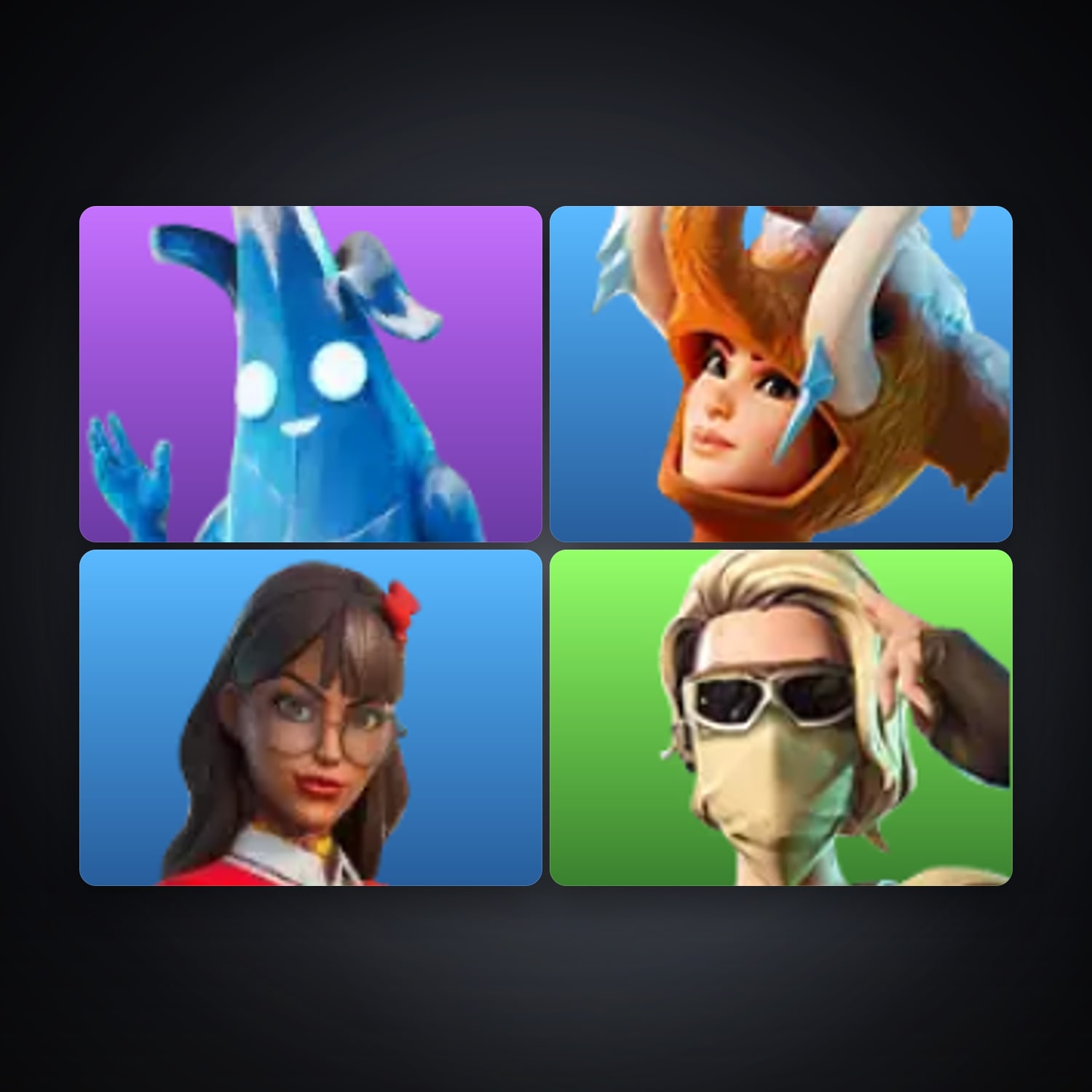 Fortnite account with Polar Peely & Wooly Warrior — 4 skins — 800 V-Bucks — lvl 323 — HabibiAccounts