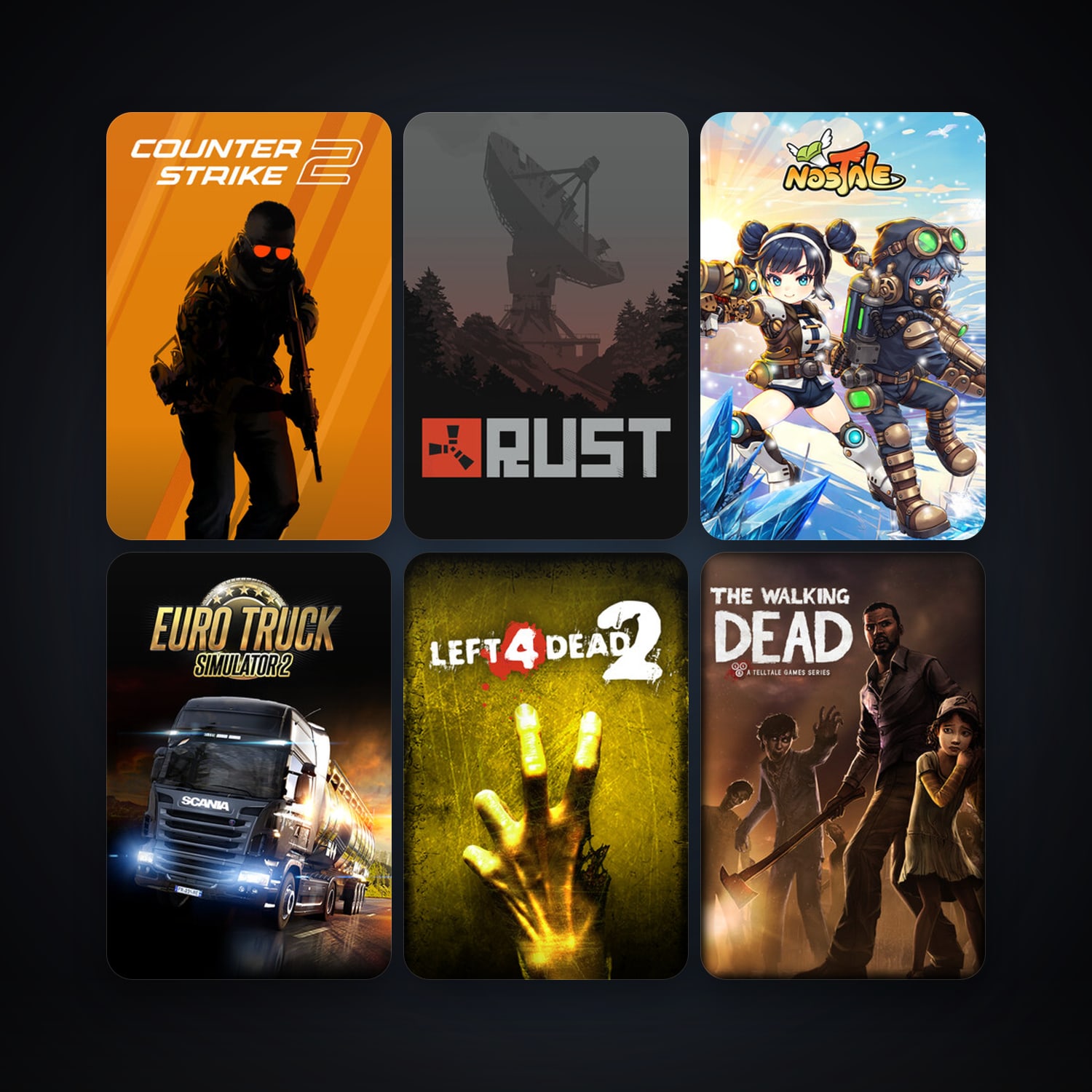Left 4 Dead 2 + CS2 Prime, 35 games, Steam 10, clean — HabibiAccounts