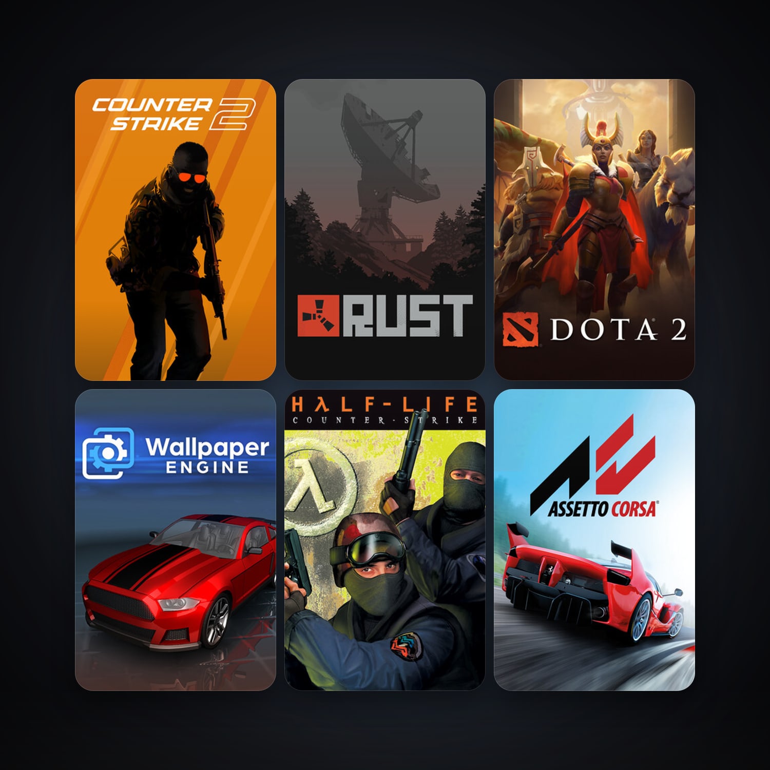 Counter-Strike + Dota 2, 14 games, clean — HabibiAccounts