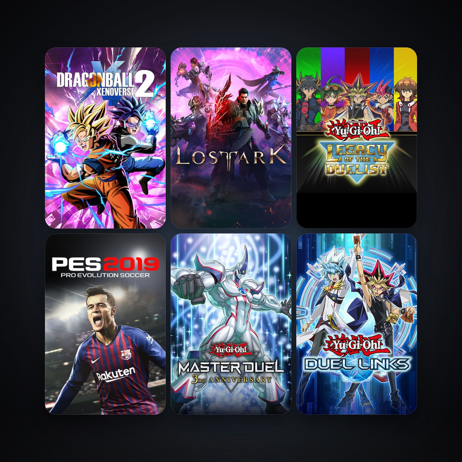DRAGON BALL XENOVERSE 2 + Pro Evolution Soccer 2017, 11 games, clean — HabibiAccounts