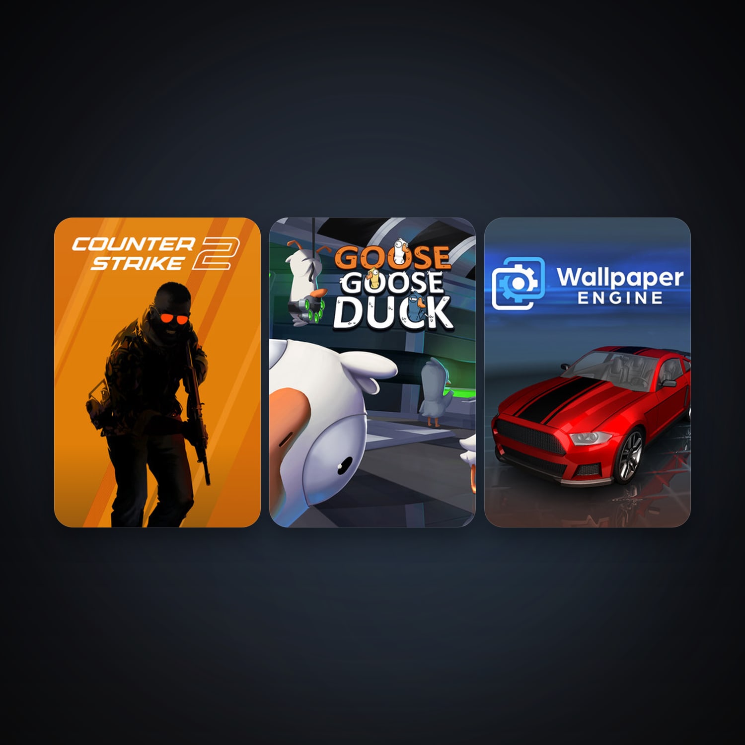 CS2 Prime + Wallpaper Engine, 3 games, clean — HabibiAccounts