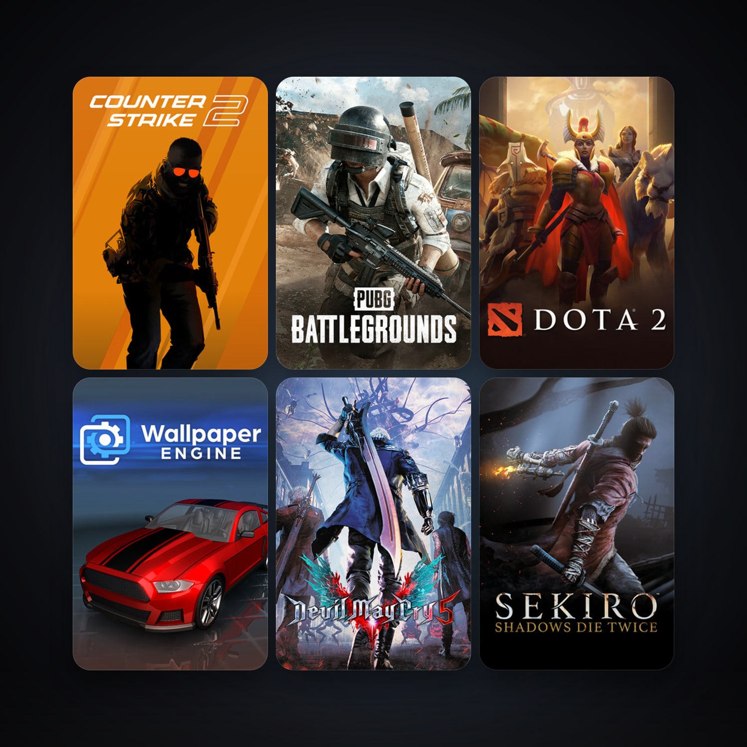 Dota 2 + CS2 Prime, 11 games, clean · 264223677 — HabibiAccounts