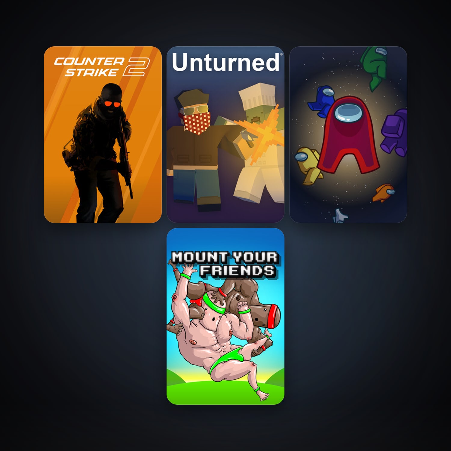 CS2 Prime + Mount Your Friends, 4 games, clean — HabibiAccounts