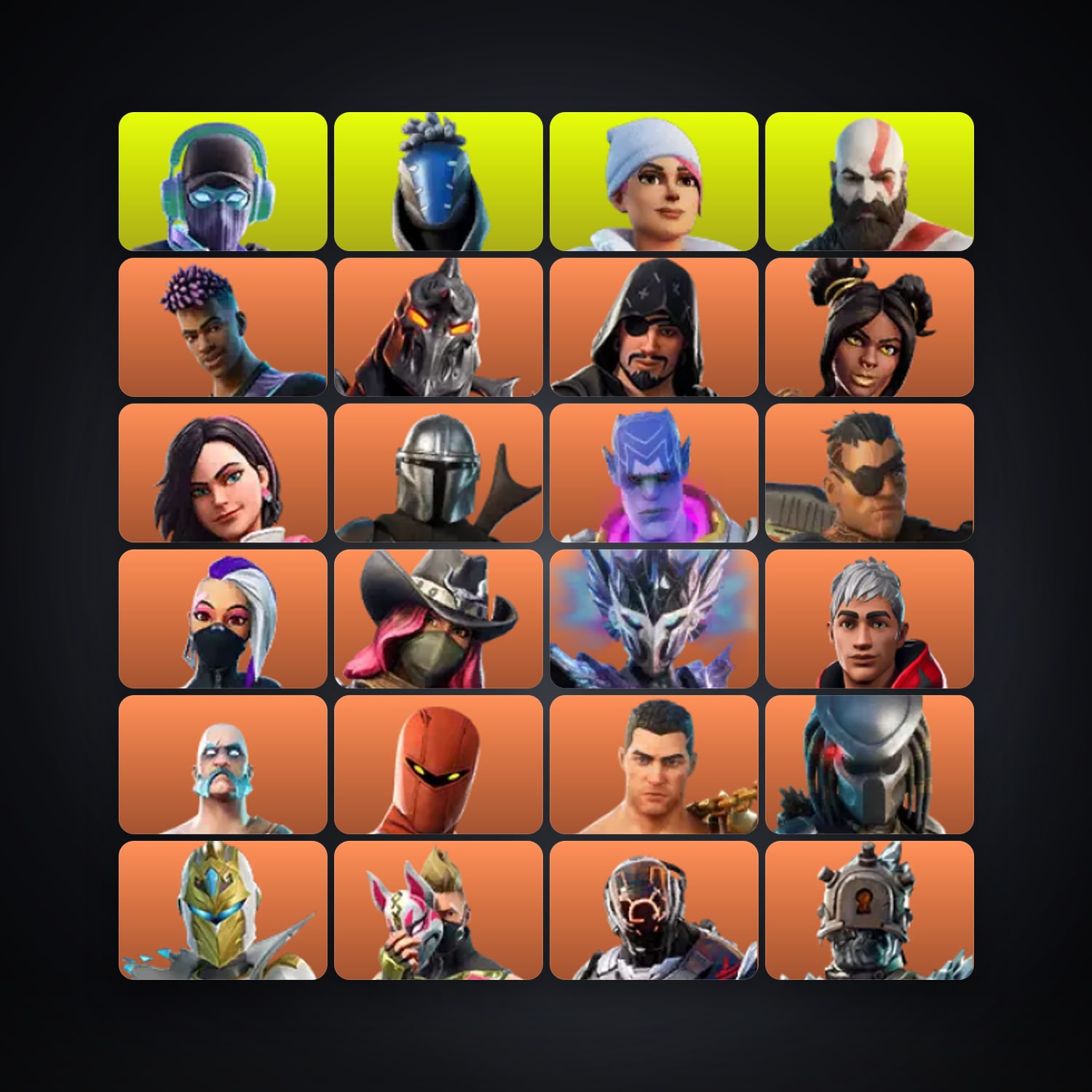 Fortnite account with Drift & Midas — 147 skins — 600 V-Bucks — lvl 2510 — HabibiAccounts