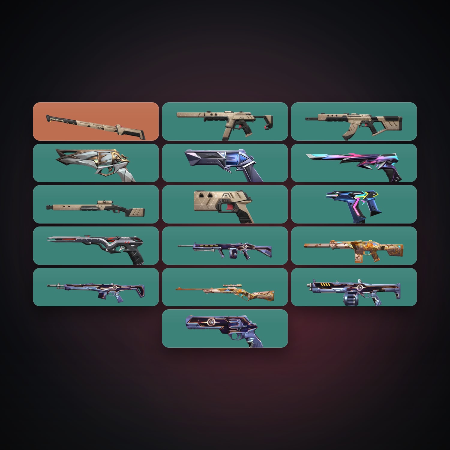 Valorant account: EU Bronze 2 locker — 1 knife, 18 skins, lvl 115 — HabibiAccounts