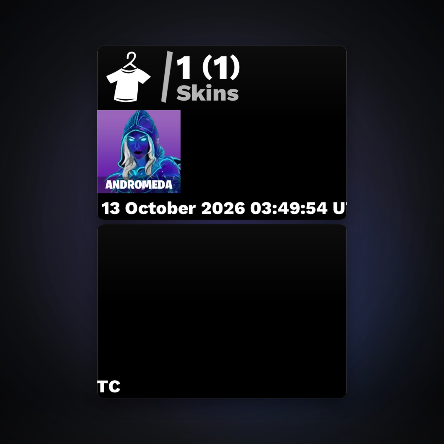 Fortnite account with Andromeda — 1 skin — lvl 5 — HabibiAccounts