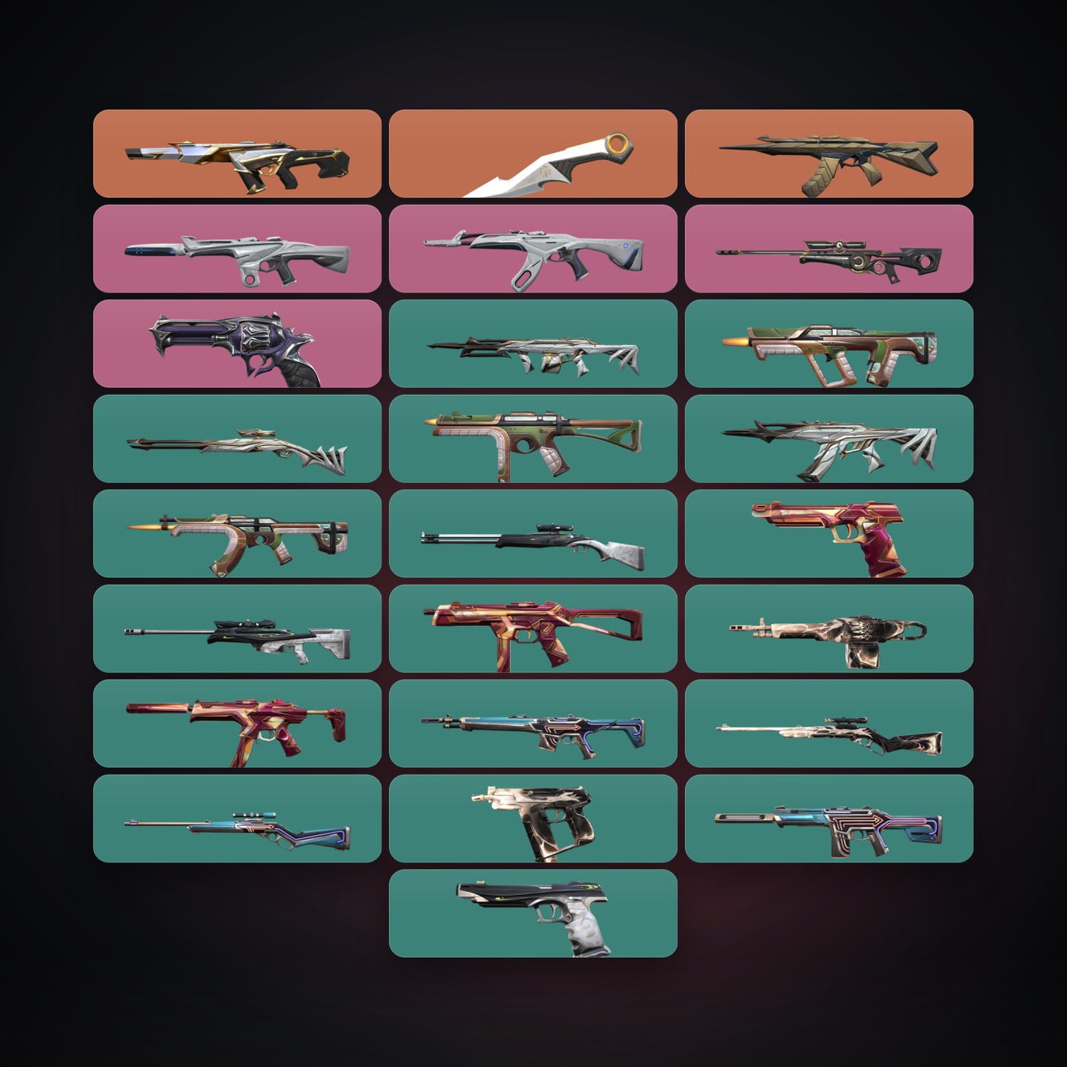 EU Silver 2 locker — 1 knives, 27 skins, lvl 46 — HabibiAccounts