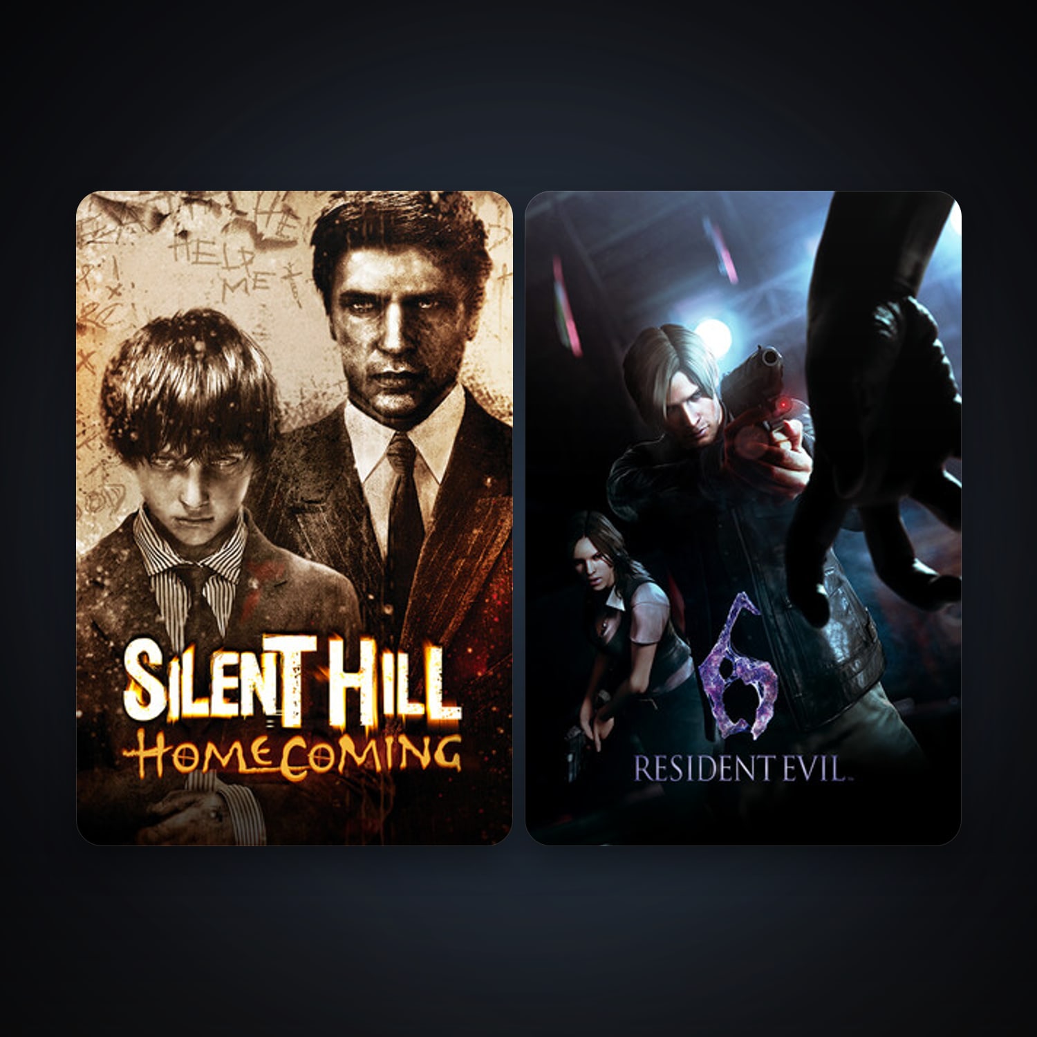 Silent Hill Homecoming + Resident Evil 6, 3 games, clean — HabibiAccounts