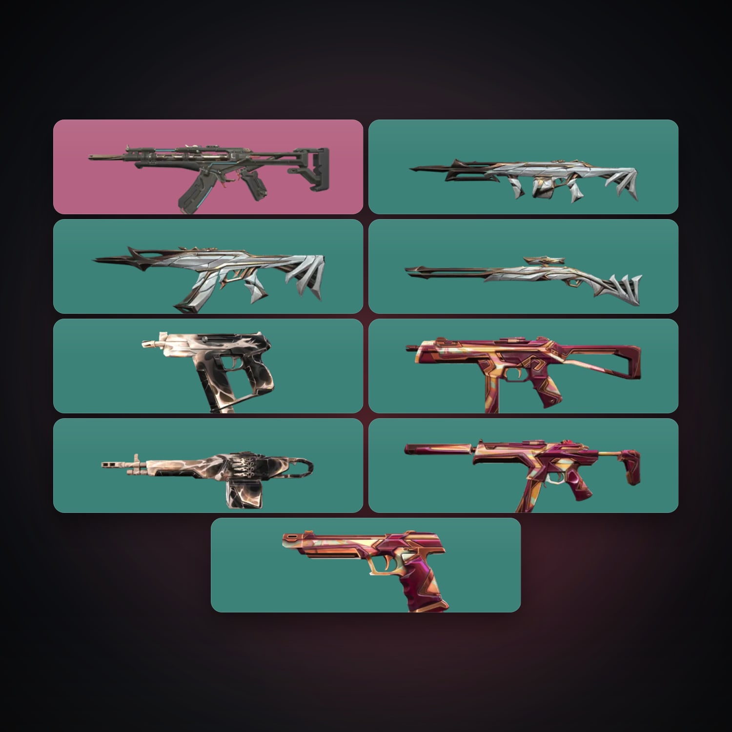 EU locker — 10 skins, lvl 20 — HabibiAccounts