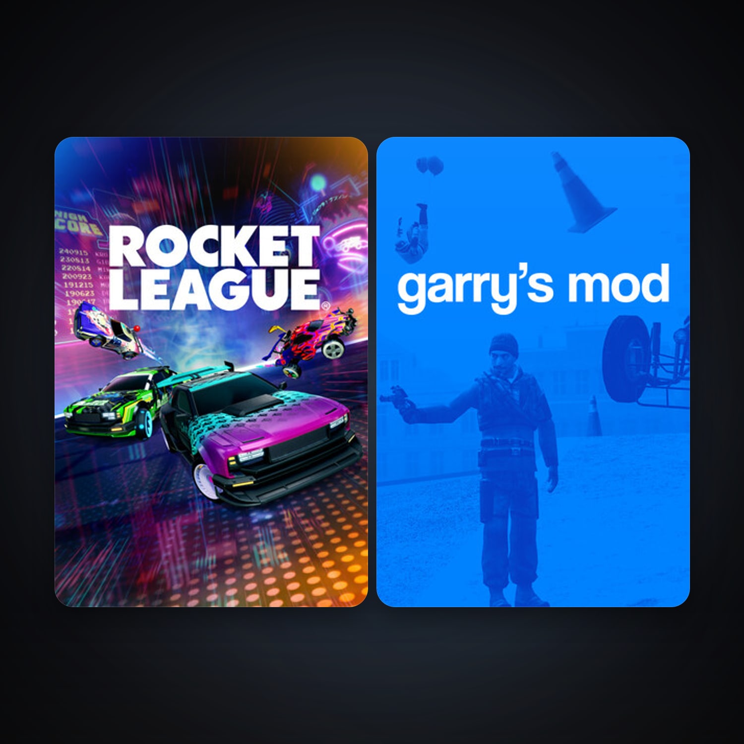 Garry's Mod + Rocket League, 5 games, clean — HabibiAccounts