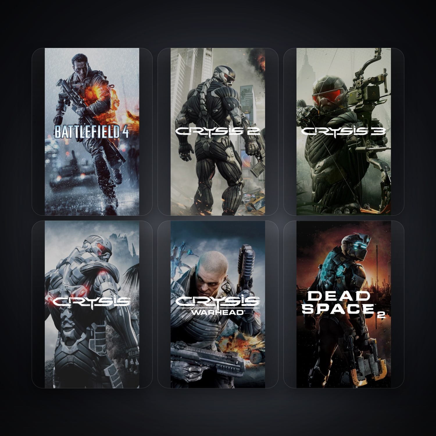 EA Battlefield 4 + Crysis 2 — US — 15 games — HabibiAccounts