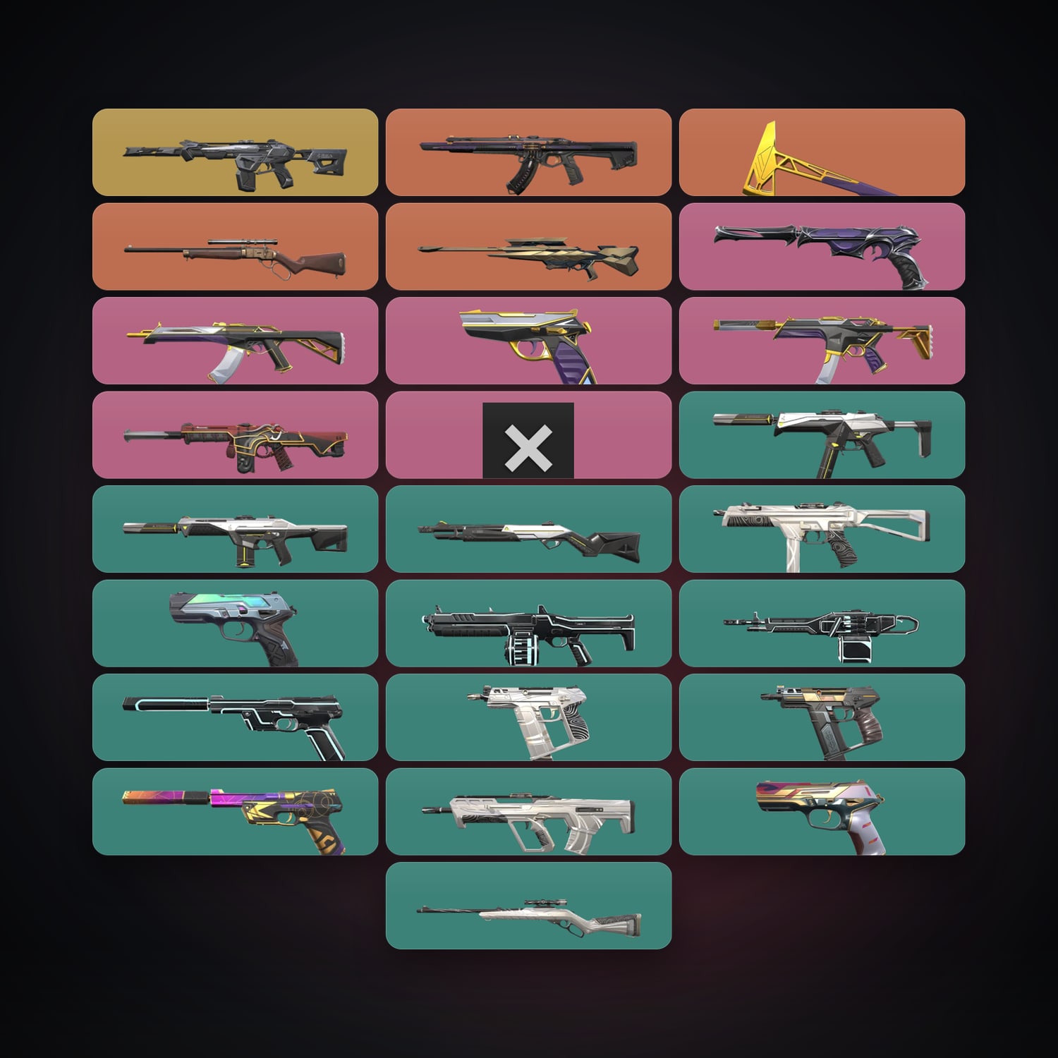EU Silver 1 locker — 1 knives, 25 skins, lvl 85 — HabibiAccounts