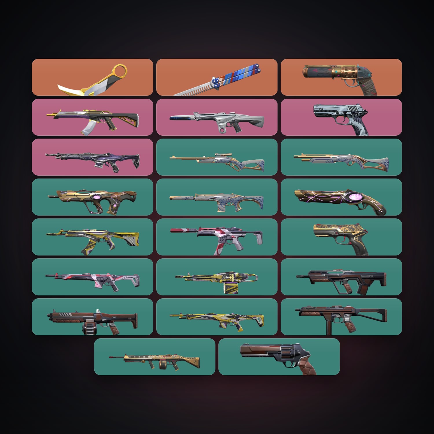 NA Bronze 2 locker — 2 knives, 23 skins, lvl 43 — HabibiAccounts