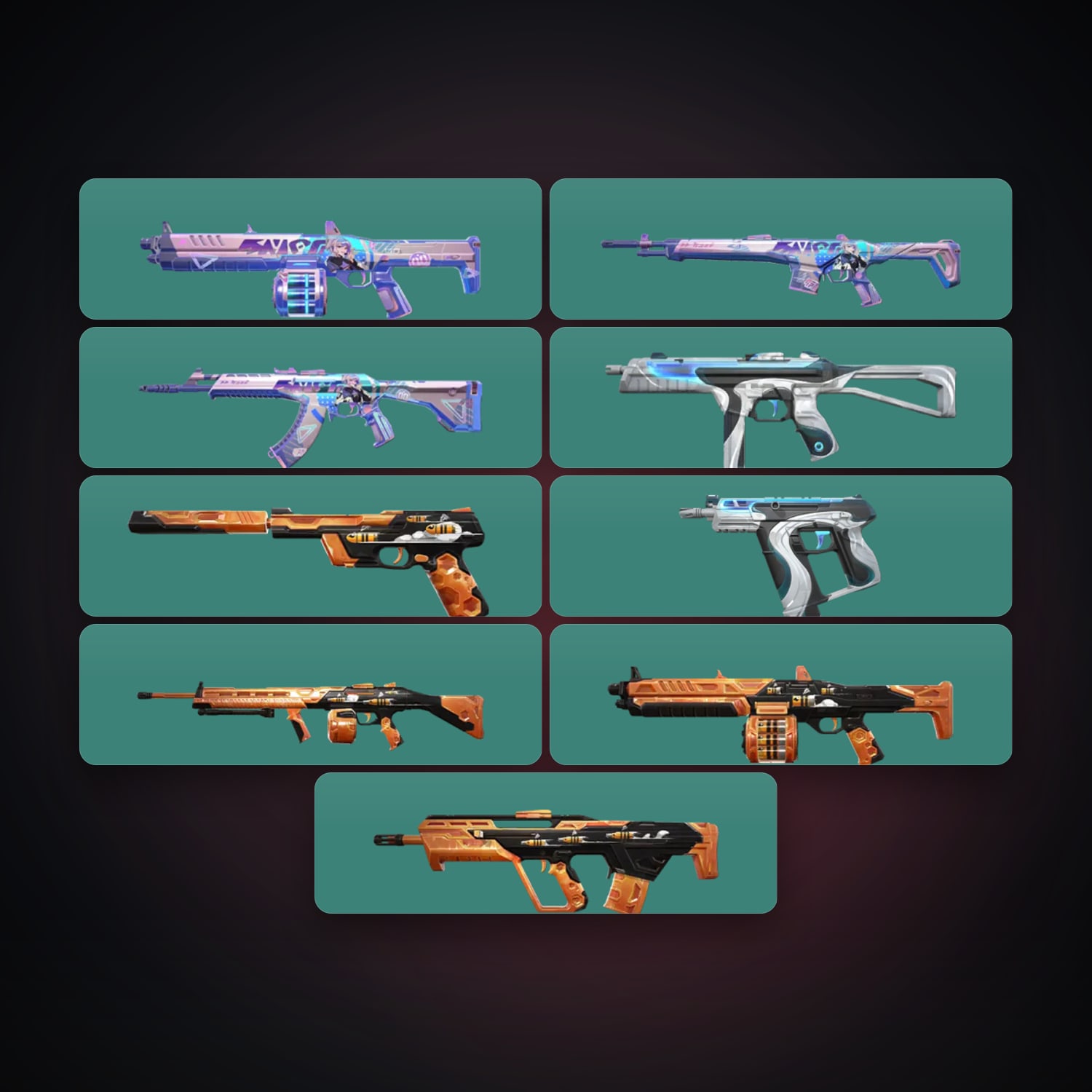 NA locker — 10 skins, lvl 20 — HabibiAccounts