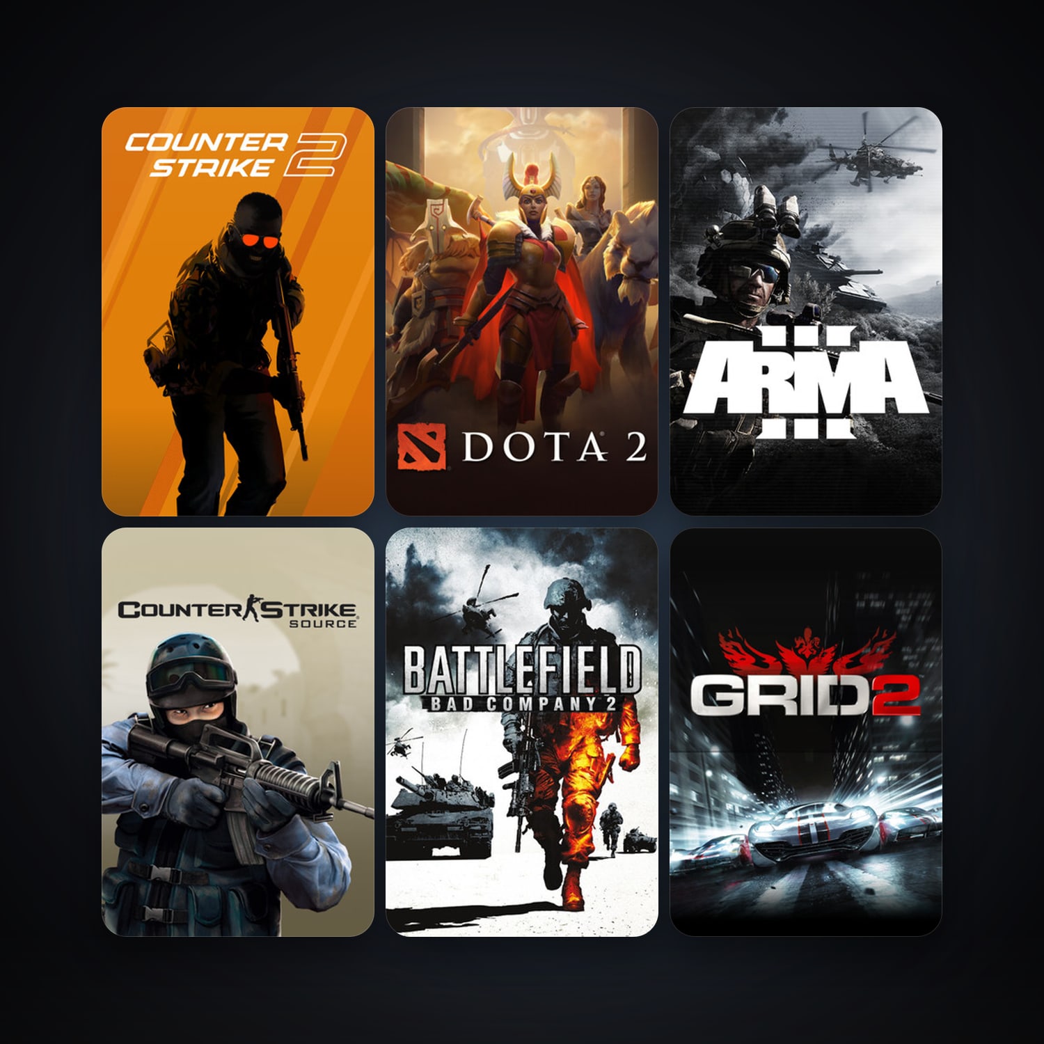 Counter-Strike: Source + Dota 2, 78 games, Steam 13, clean — HabibiAccounts
