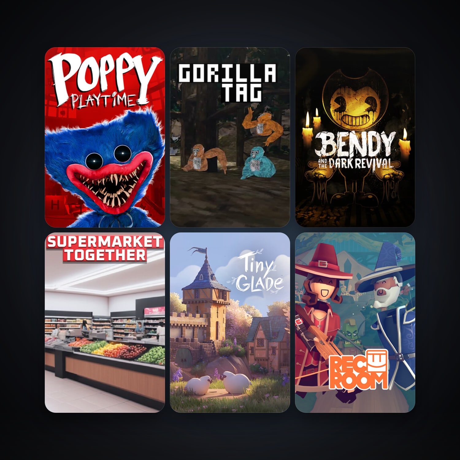 Steam account: VRChat + Rec Room, 31 games, clean — HabibiAccounts