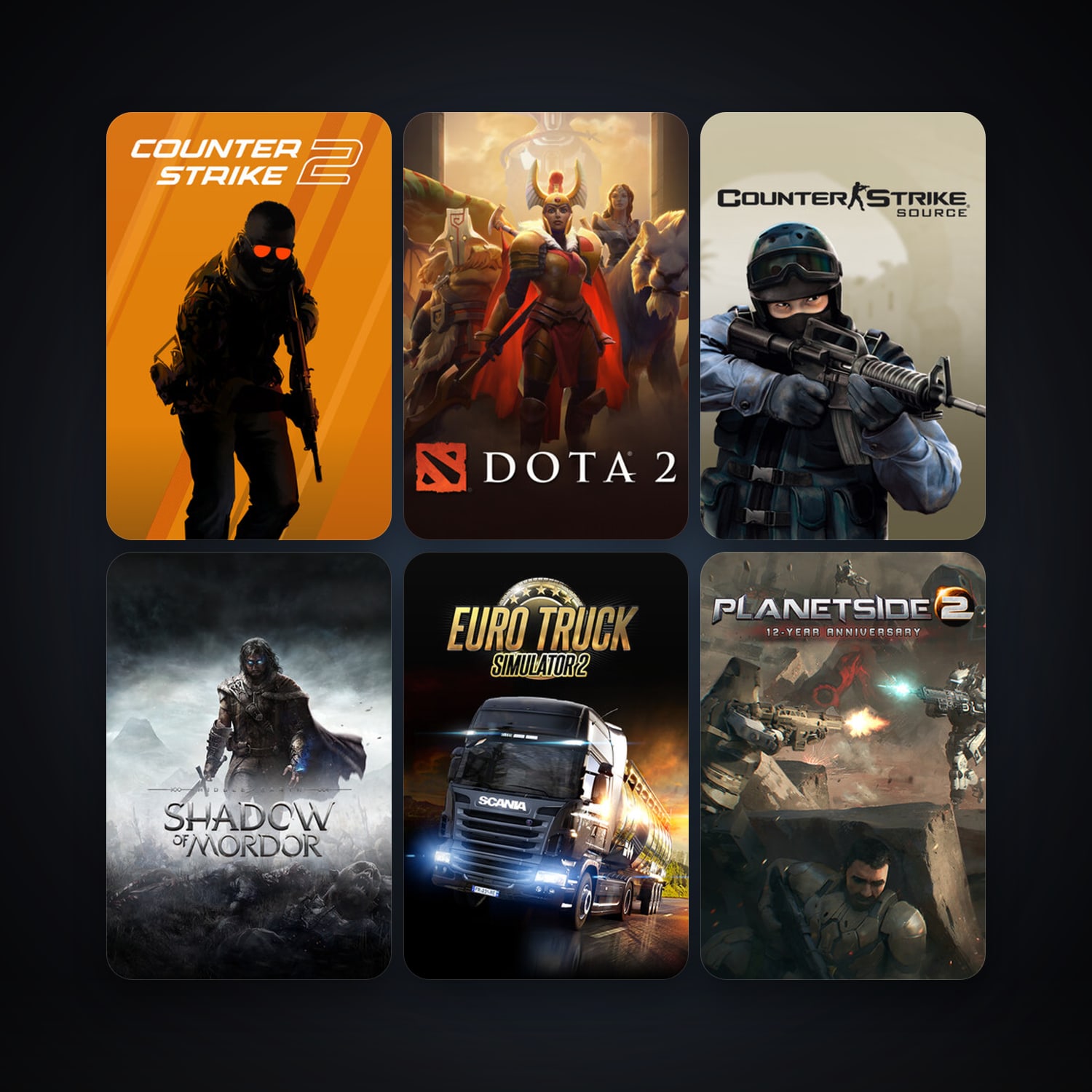 Counter-Strike: Source + Day of Defeat: Source, 37 games, clean — HabibiAccounts