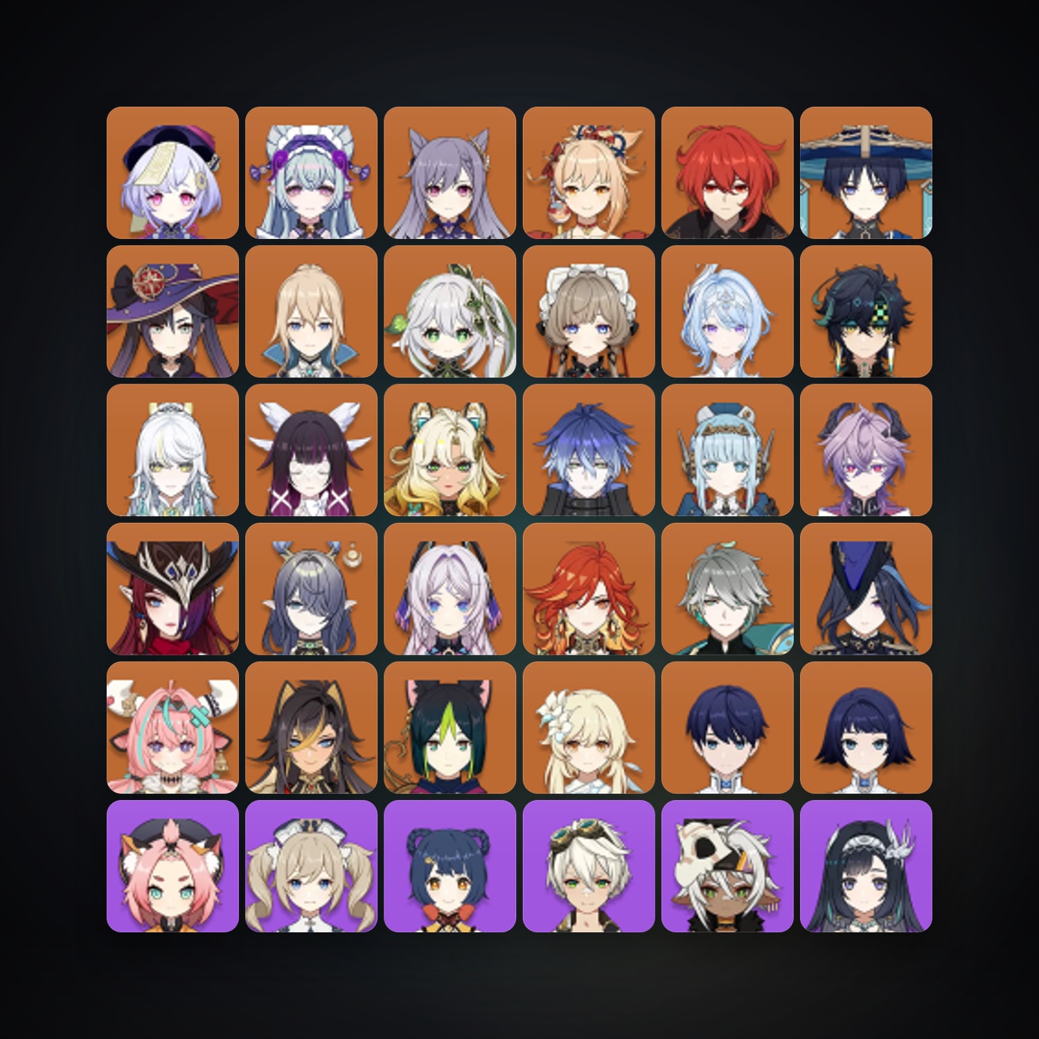 Genshin Impact | AR 60 | 79 Chars | 27× 5★ — HabibiAccounts