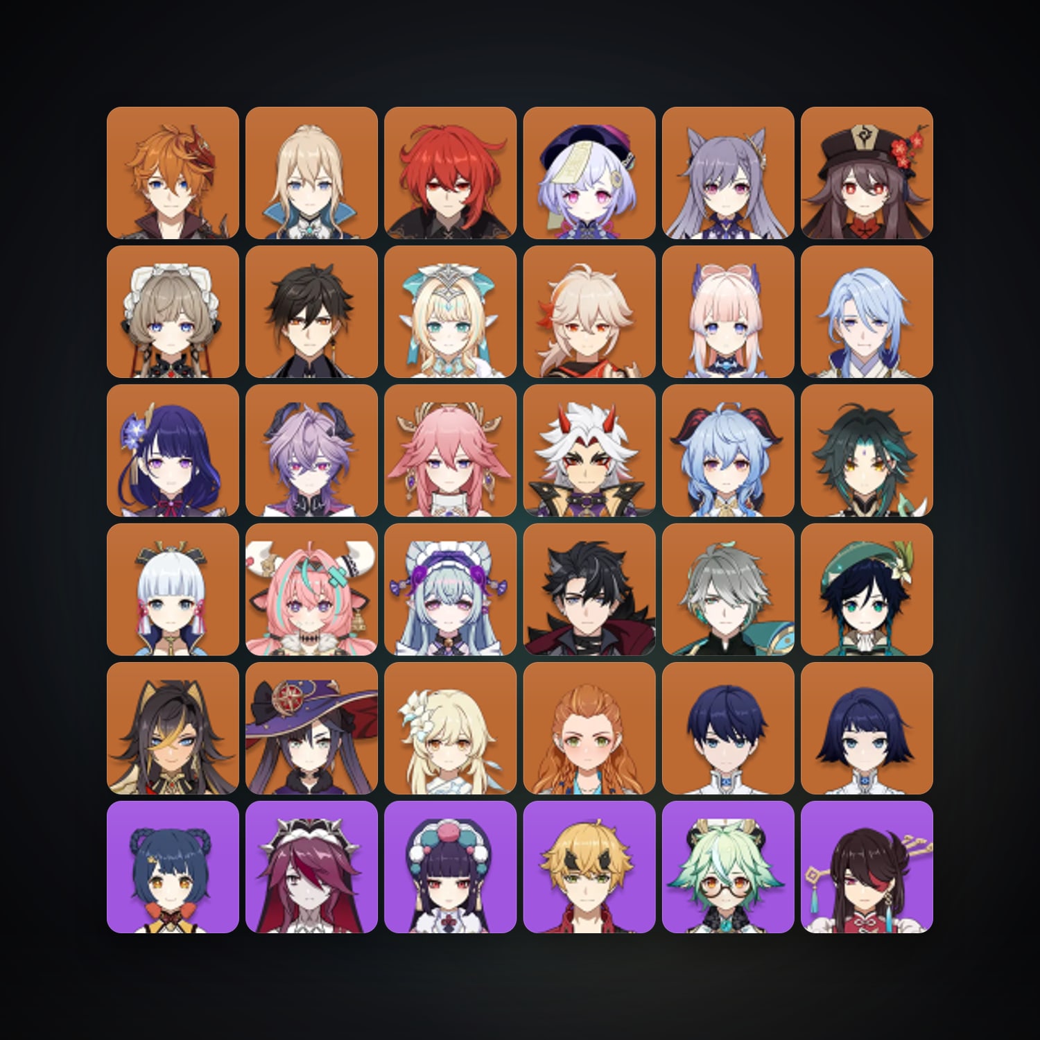 Genshin Impact | AR 58 | 71 Chars | 26× 5★ — HabibiAccounts