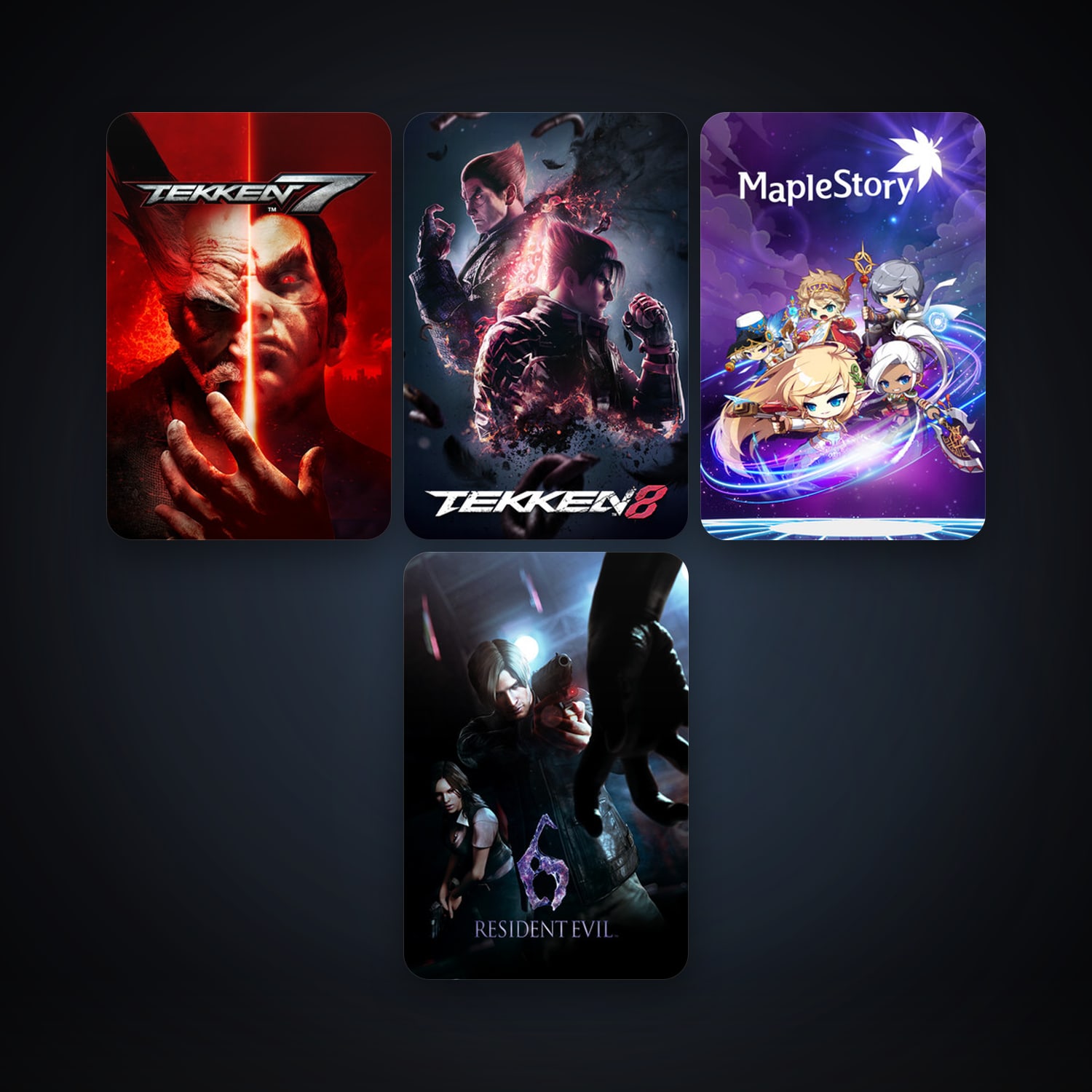 MapleStory + Resident Evil 6, 7 games, clean — HabibiAccounts