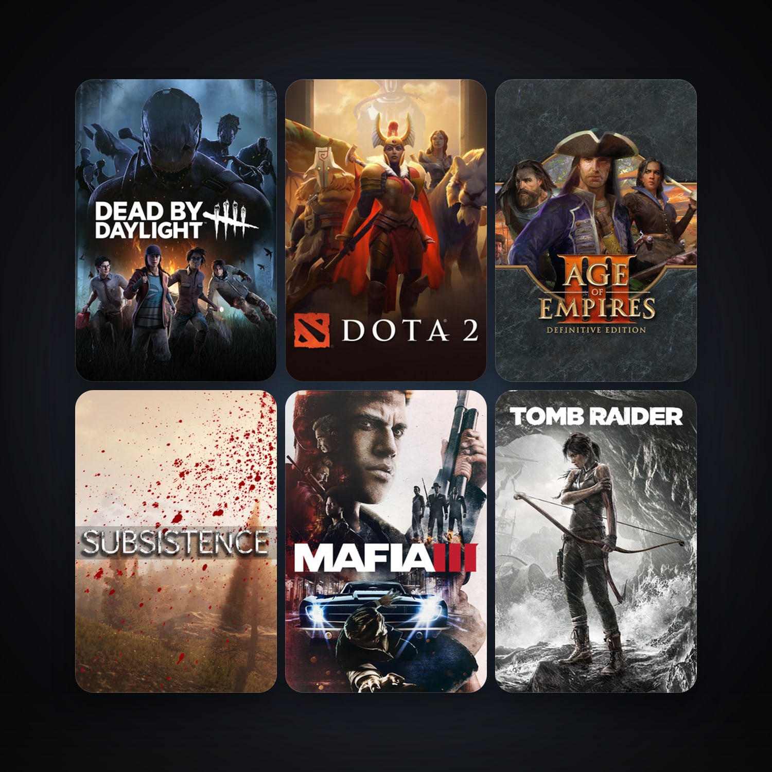 Dota 2 + Tomb Raider, 92 games, Steam 18, clean — HabibiAccounts