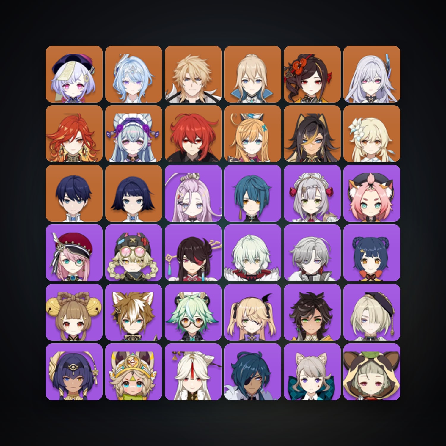 Genshin Impact | AR 56 | 50 Chars | 11× 5★ — HabibiAccounts