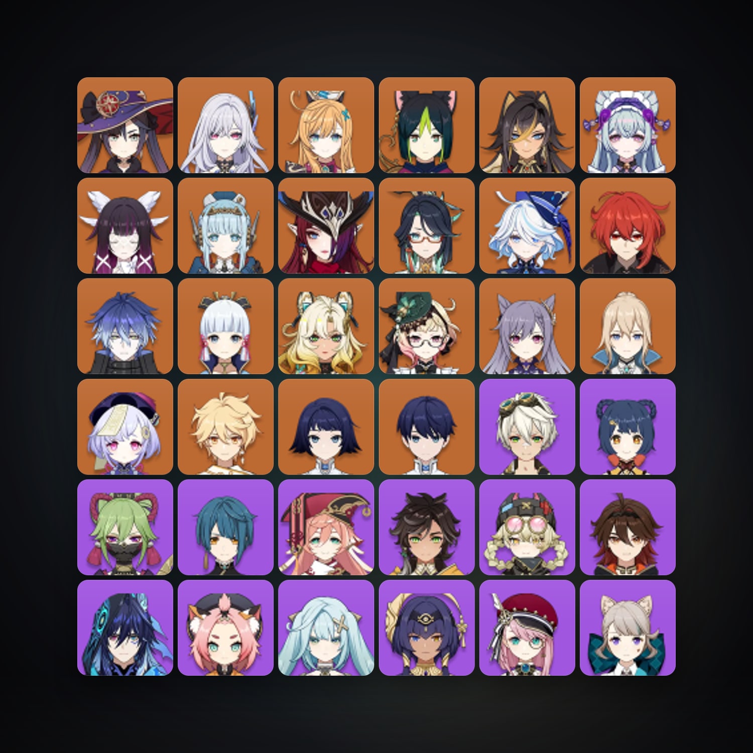 Genshin Impact | AR 59 | 73 Chars | 19× 5★ — HabibiAccounts