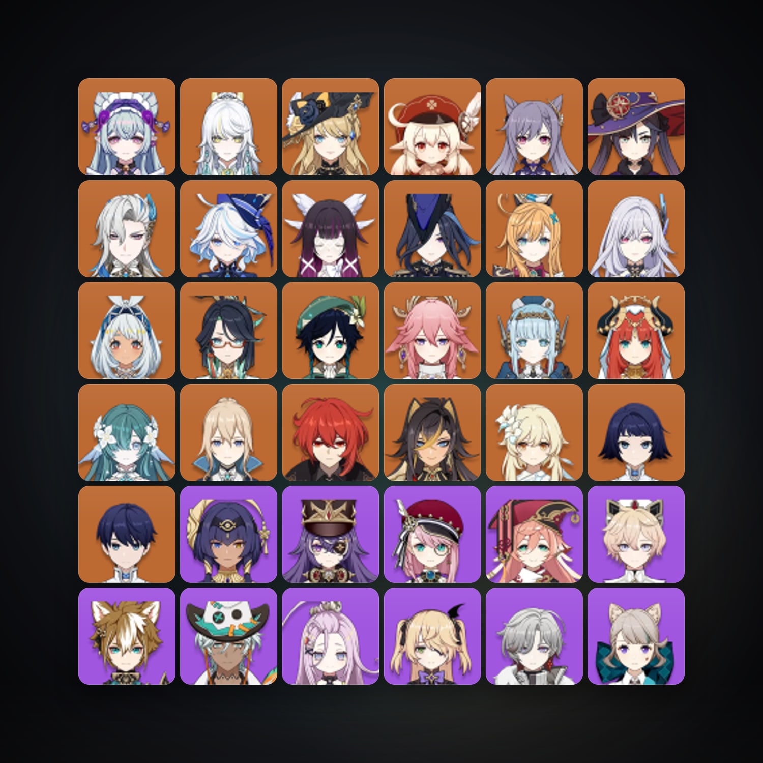 Genshin Impact | AR 59 | 75 Chars | 22× 5★ — Genshin / miHoYo Account — HabibiAccounts