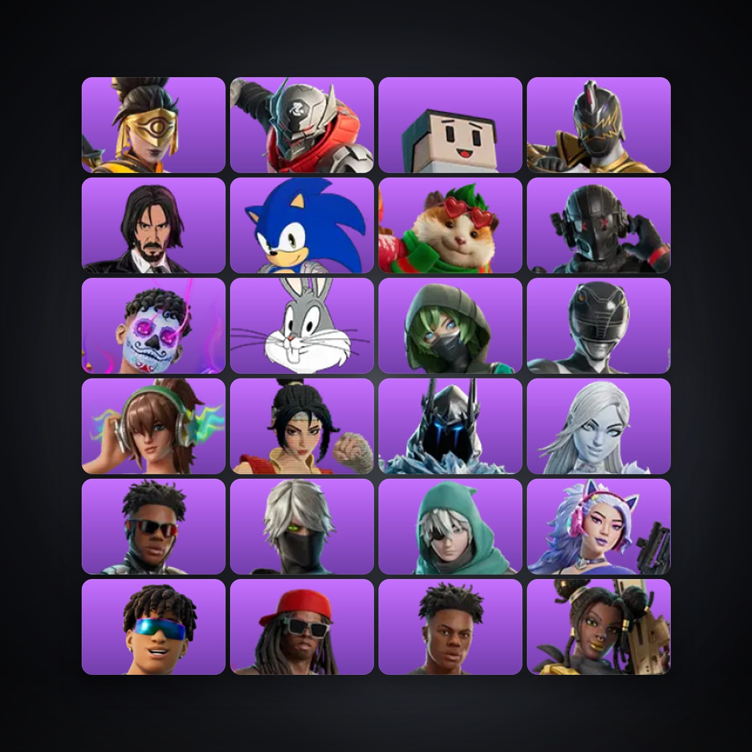 Fortnite account with The Voidblade & Reckless Raith — 63 skins — lvl 1415 — HabibiAccounts