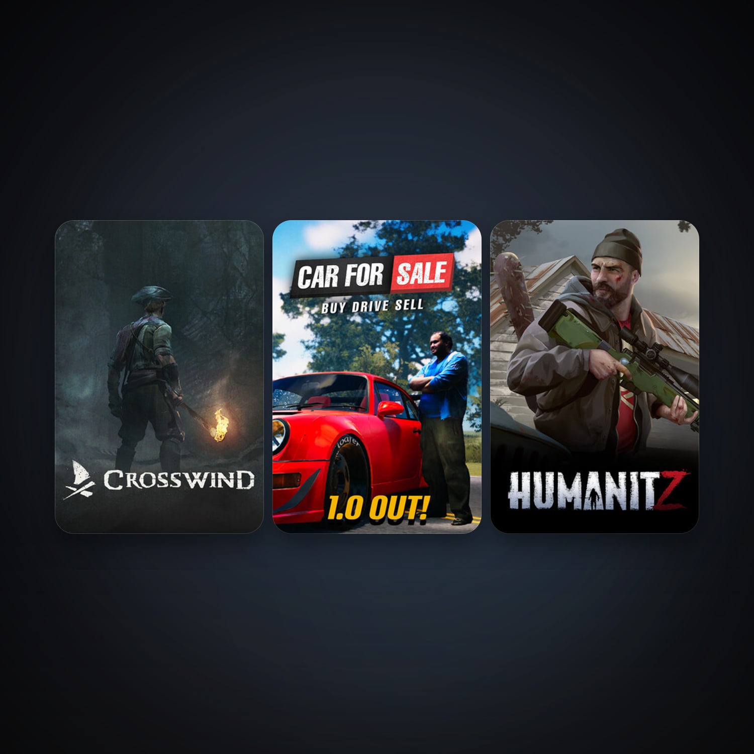 HumanitZ + Car For Simulator 2023, 4 games, clean — HabibiAccounts