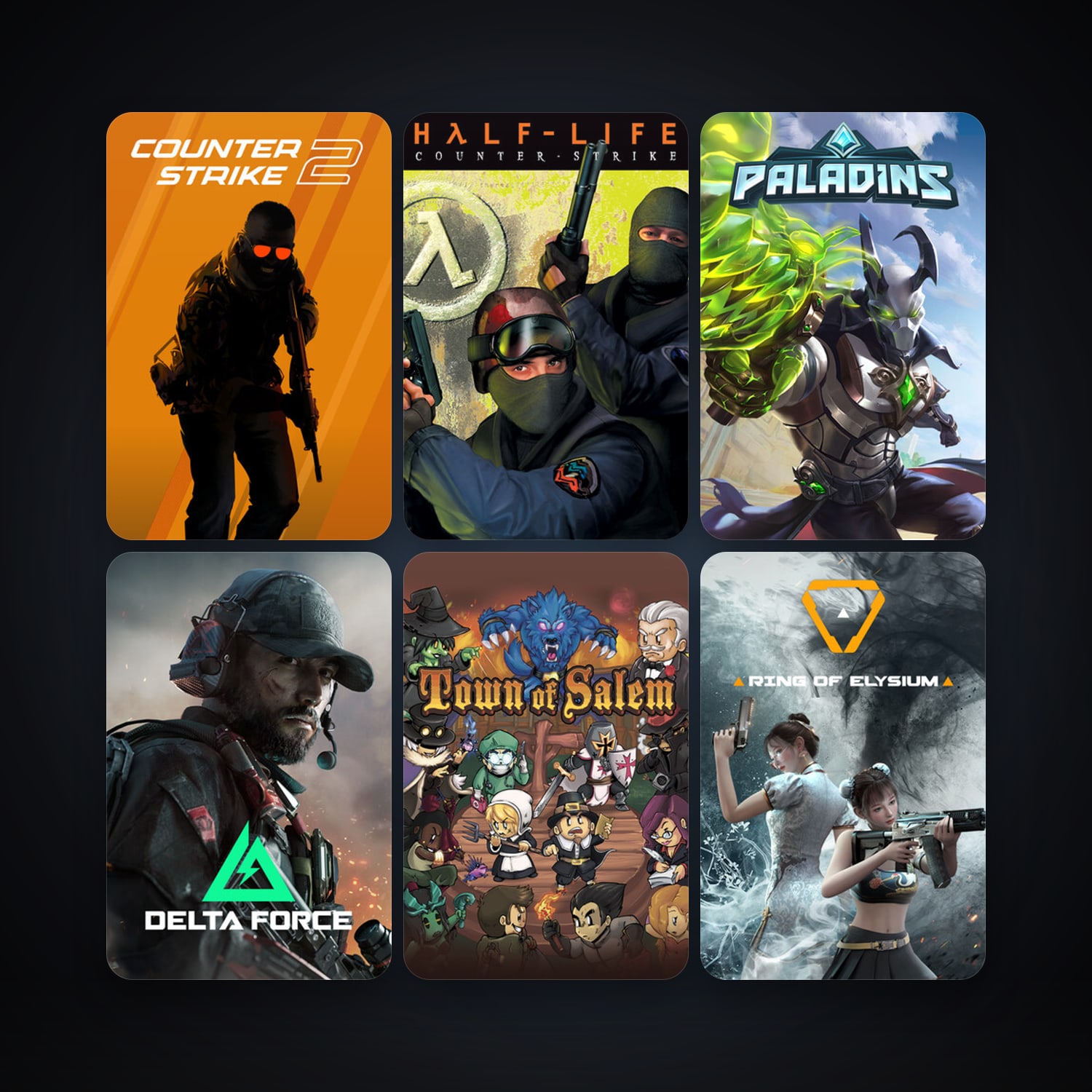 Counter-Strike + Left 4 Dead 2, 75 games, Steam 170, clean — HabibiAccounts