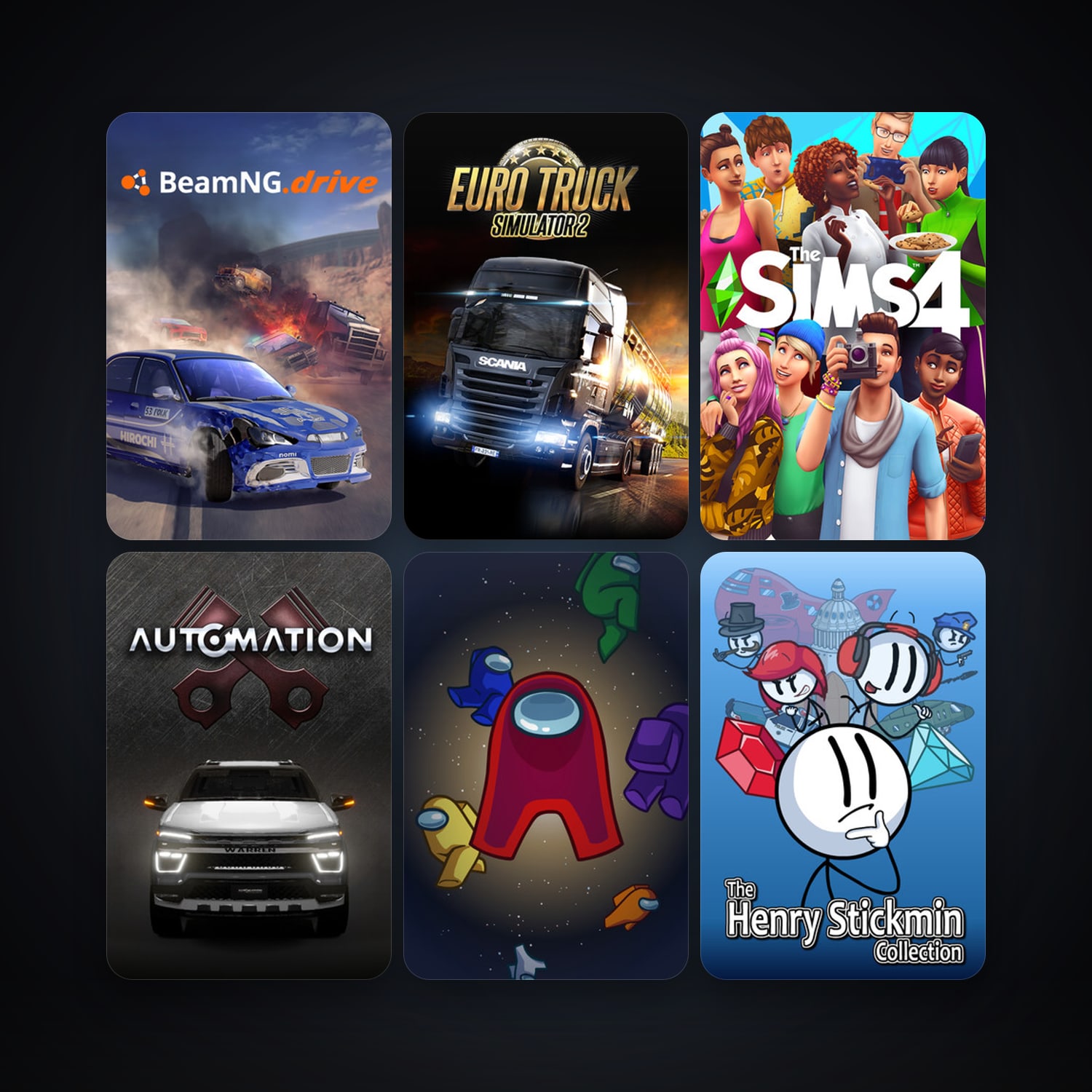 Project Zomboid + Euro Truck Simulator 2, 14 games, clean — HabibiAccounts