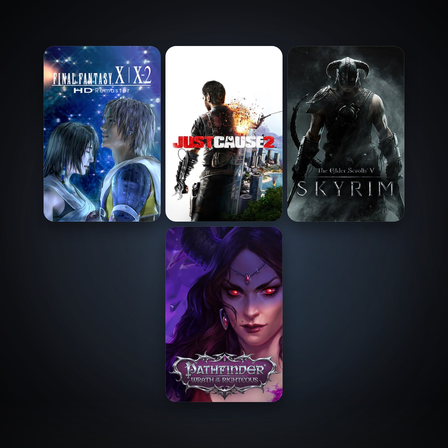 Just Cause 2 + The Elder Scrolls V: Skyrim, 4 games, clean — HabibiAccounts