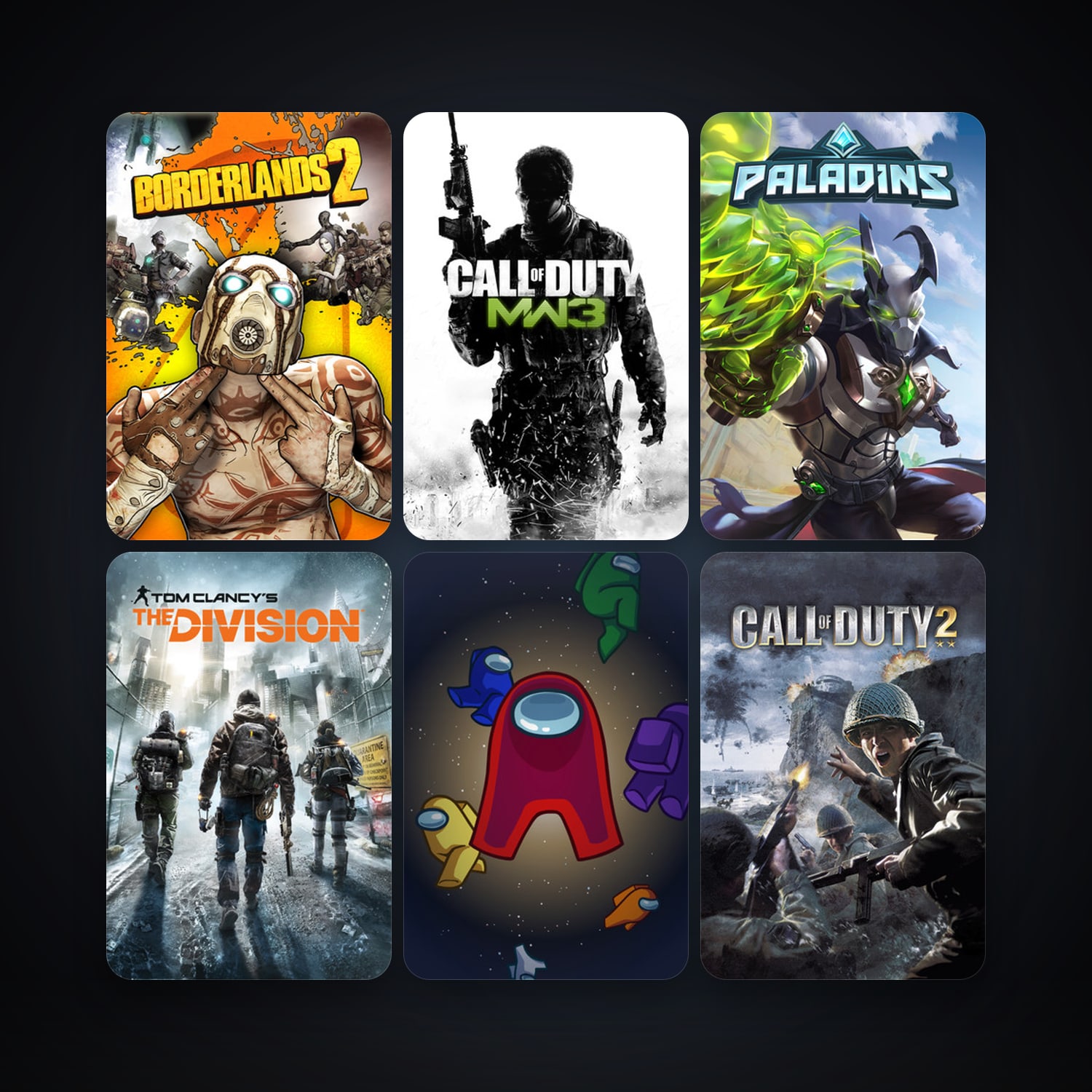 Call of Duty 2 + Call of Duty: Modern Warfare 3 (2011), 59 games, Steam 12, clean — HabibiAccounts